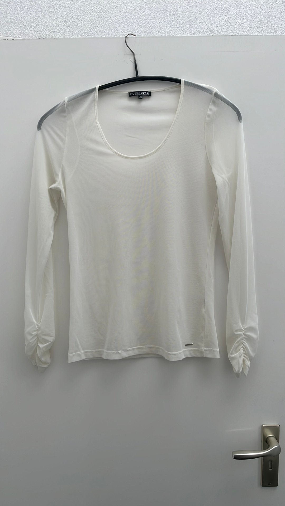 Topje, Kleding | Dames, Ophalen of Verzenden, Zo goed als nieuw, Maat 46/48 (XL) of groter, Beige