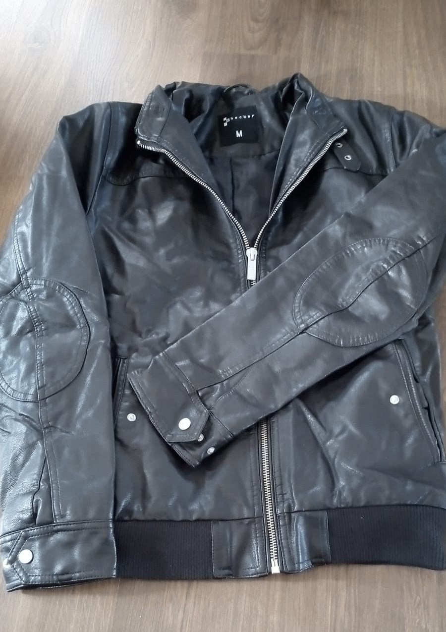 Heren jas, donkerbruin, maat M, Checker, Bruin, Maat 48/50 (M), Ophalen of Verzenden, Zo goed als nieuw