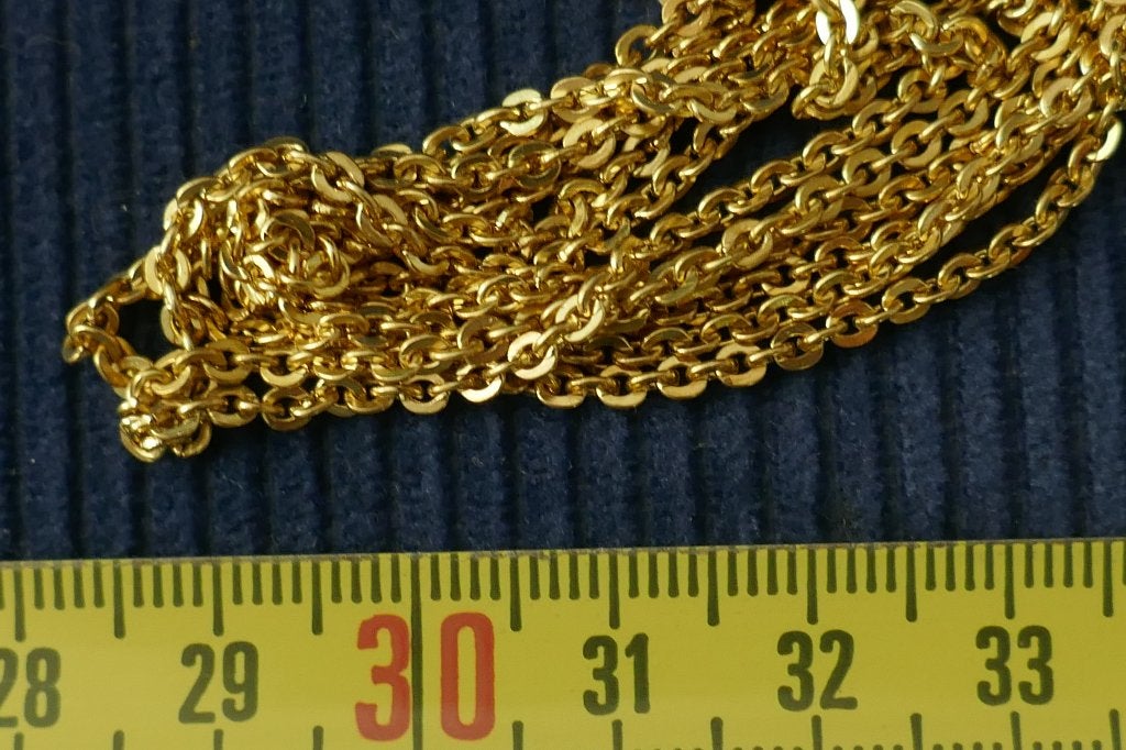 Goud kleurige kettingen, Sieraden, Tassen en Uiterlijk, Kettingen, Verzenden, Nieuw, Goud, Overige materialen