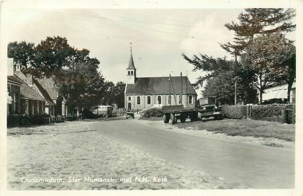 379-214-039 Oudemirdum Star Numanstr, Verzamelen, Ansichtkaarten | Nederland, Verzenden, Voor 1920, Friesland