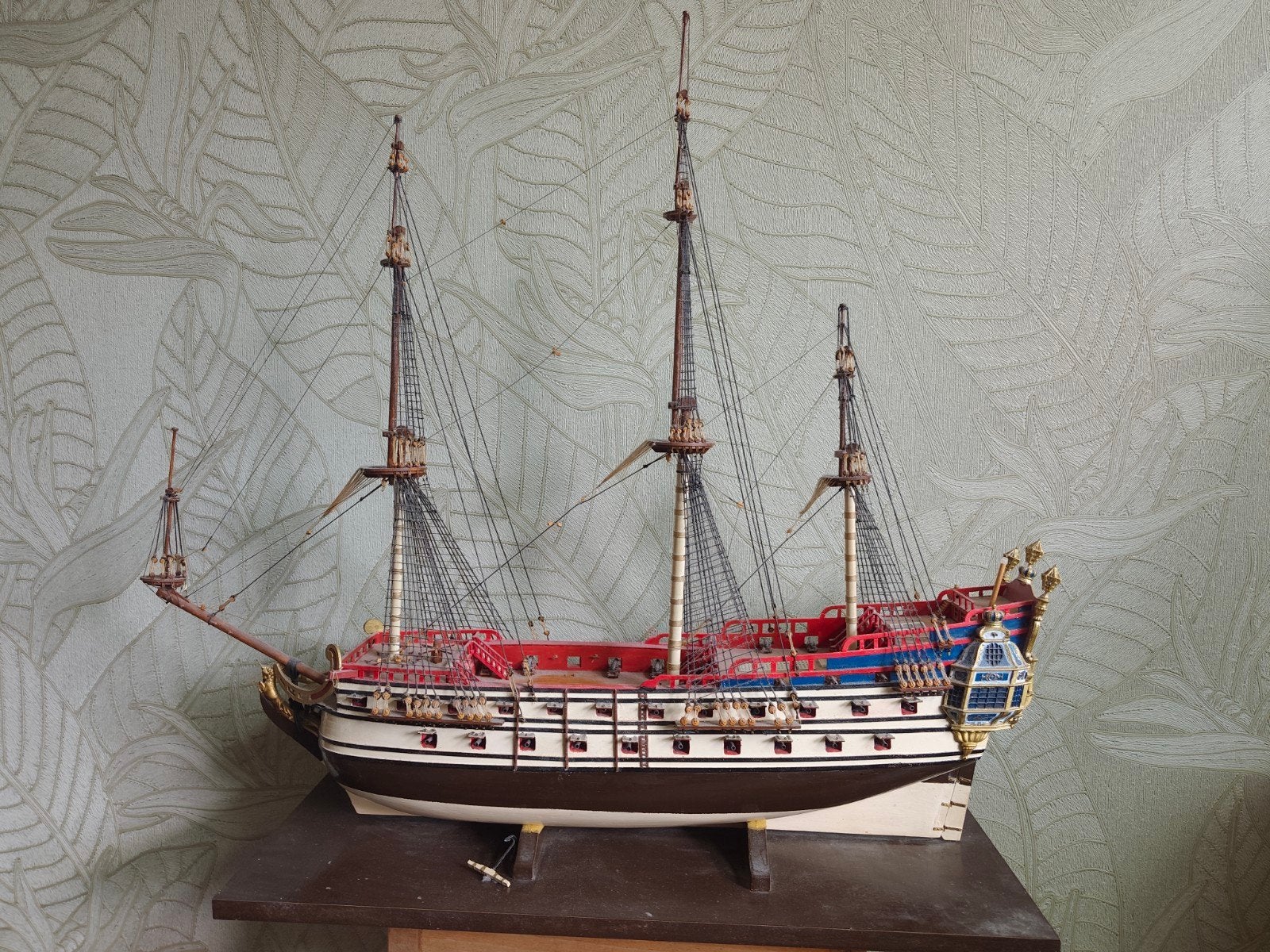 Gedetailleerd model Kuifje, La licorne, historisch zeilschip, Ophalen, Gebruikt, Groter dan 1:32, Overige merken