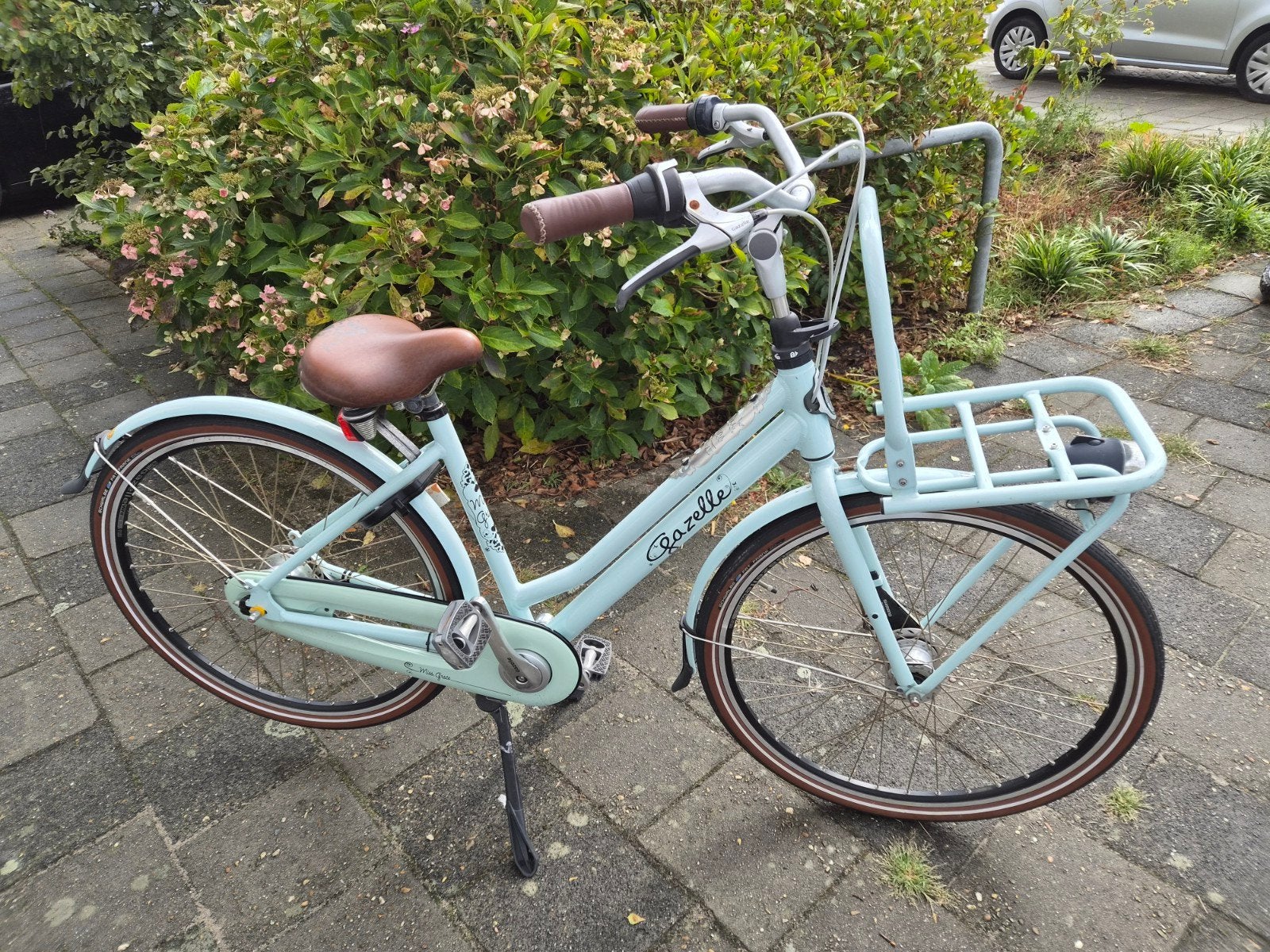 Gazelle Miss Grace Damesfiets - mint groen, Ophalen, Terugtraprem, Gebruikt, Versnellingen