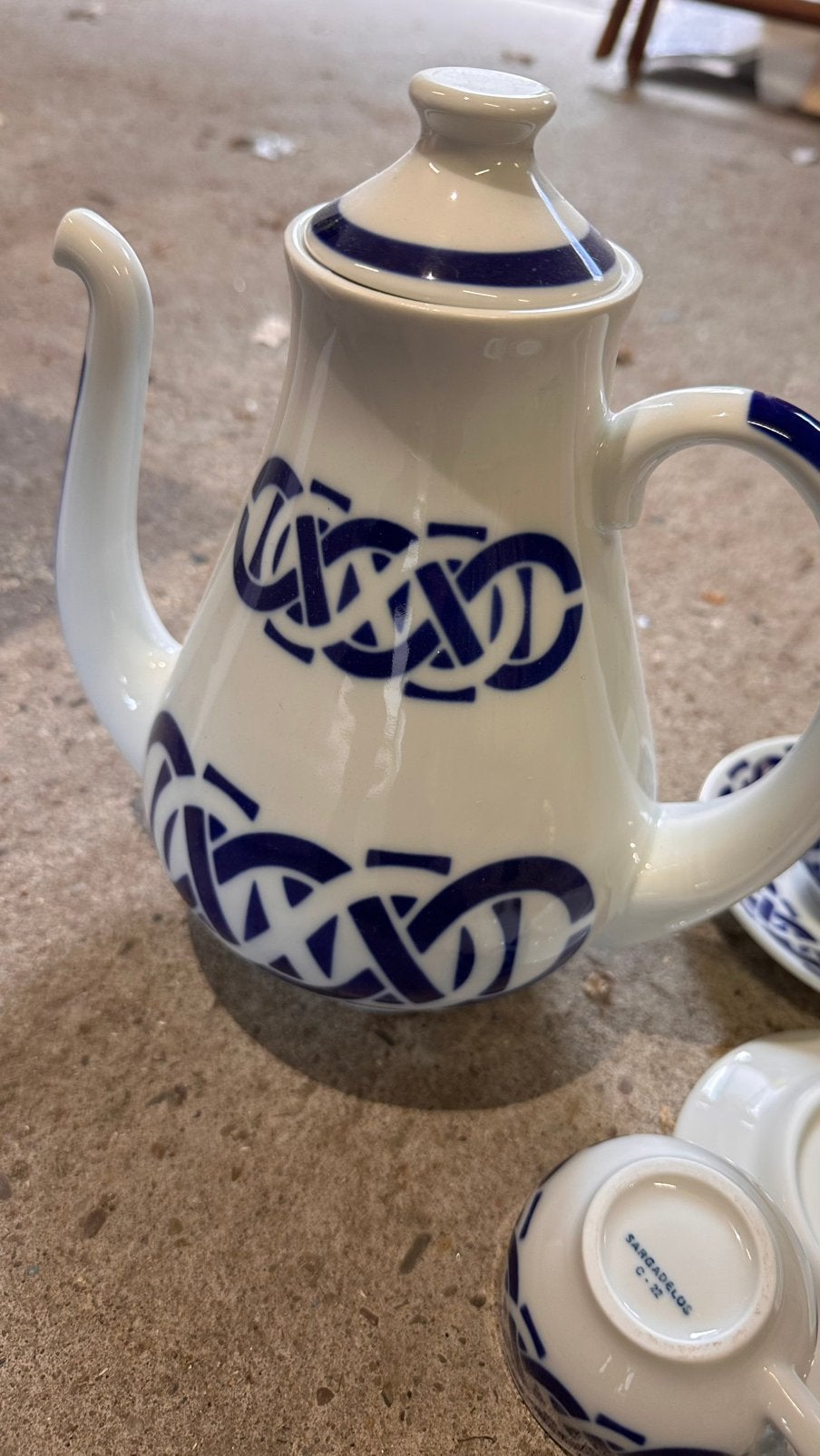 Spaans koffie servies Sargadelos, Nieuw, Ophalen of Verzenden, Overige stijlen, Kop(pen) en/of Schotel(s)