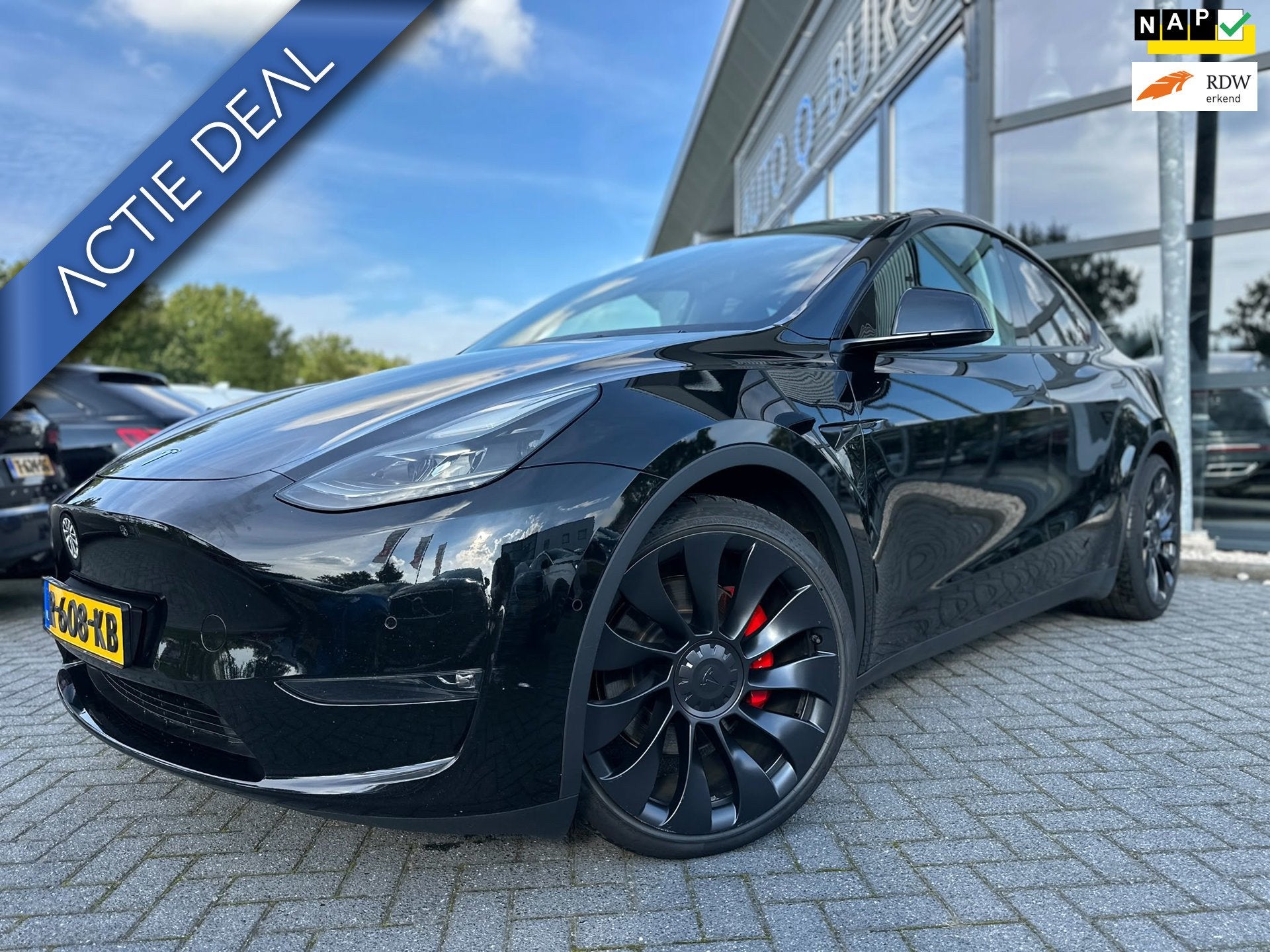 Tesla Model Y Performance AWD 75 kWh | 1e Eigenaar | ORG NL, Automaat, Gebruikt, 462 pk, 1972 kg