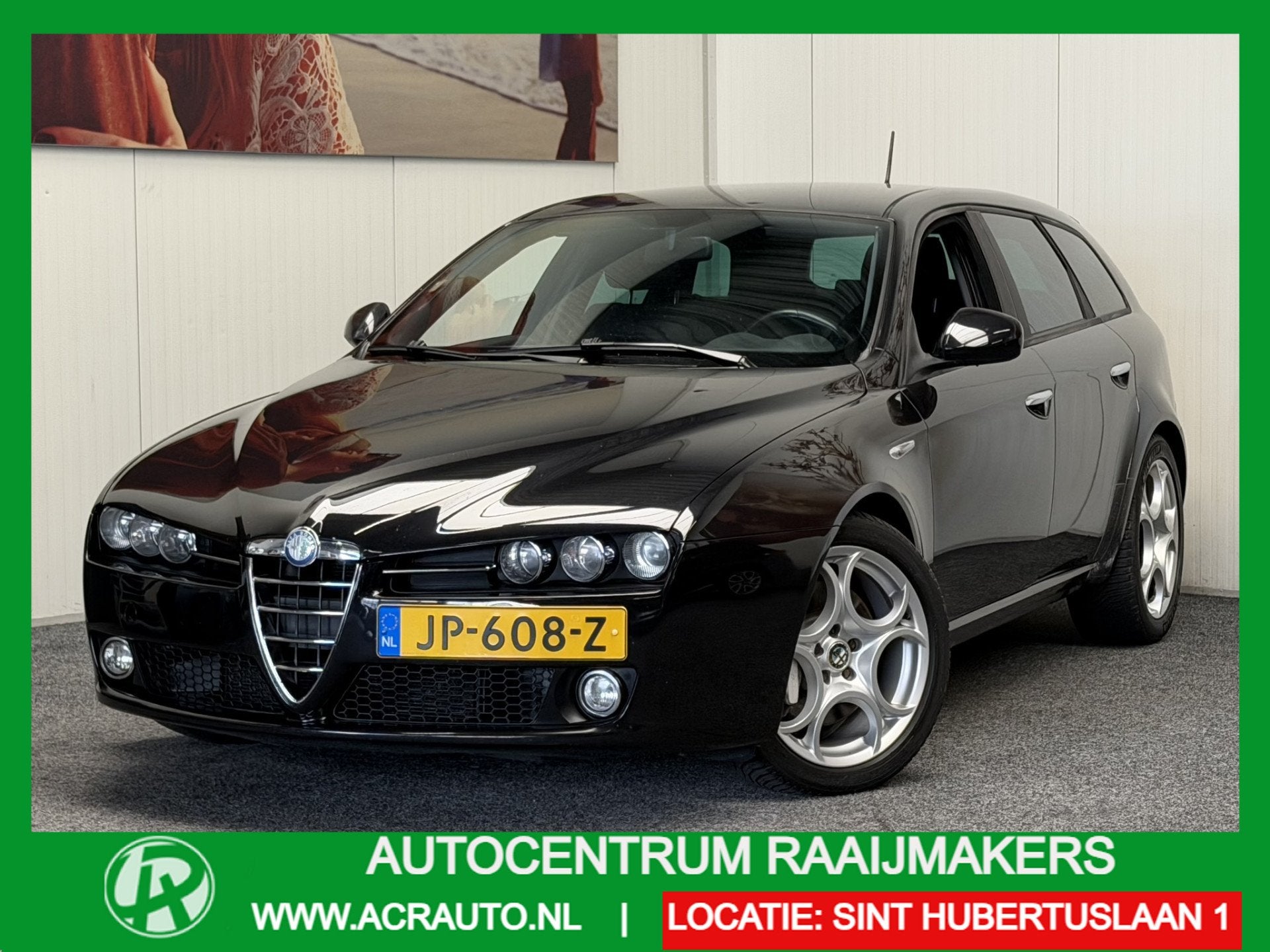 Alfa Romeo 159 SPORTSWAGON 1.7 T DISTINCTIVE CRUISE CONTROL, Euro 5, Stof, Gebruikt, Zwart
