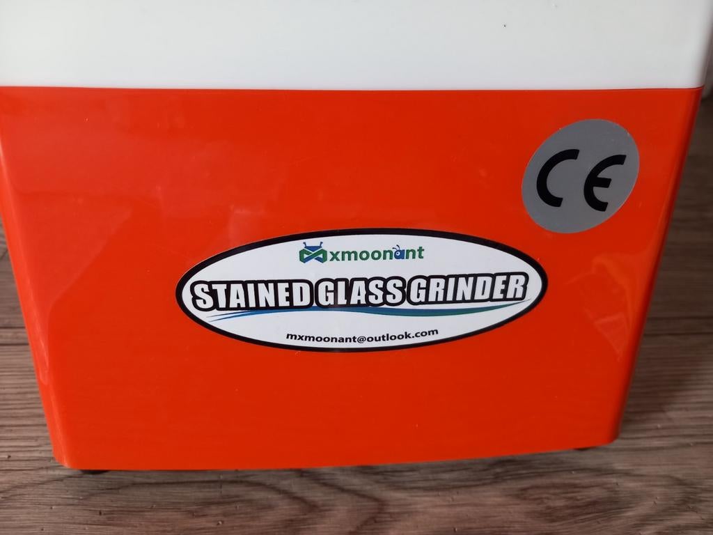 Nieuwe Glas slijpmachine met toebehoren, Hobby en Vrije tijd, Knutselen, Oranje, Gereedschap of Toebehoren, Nieuw, Overige merken