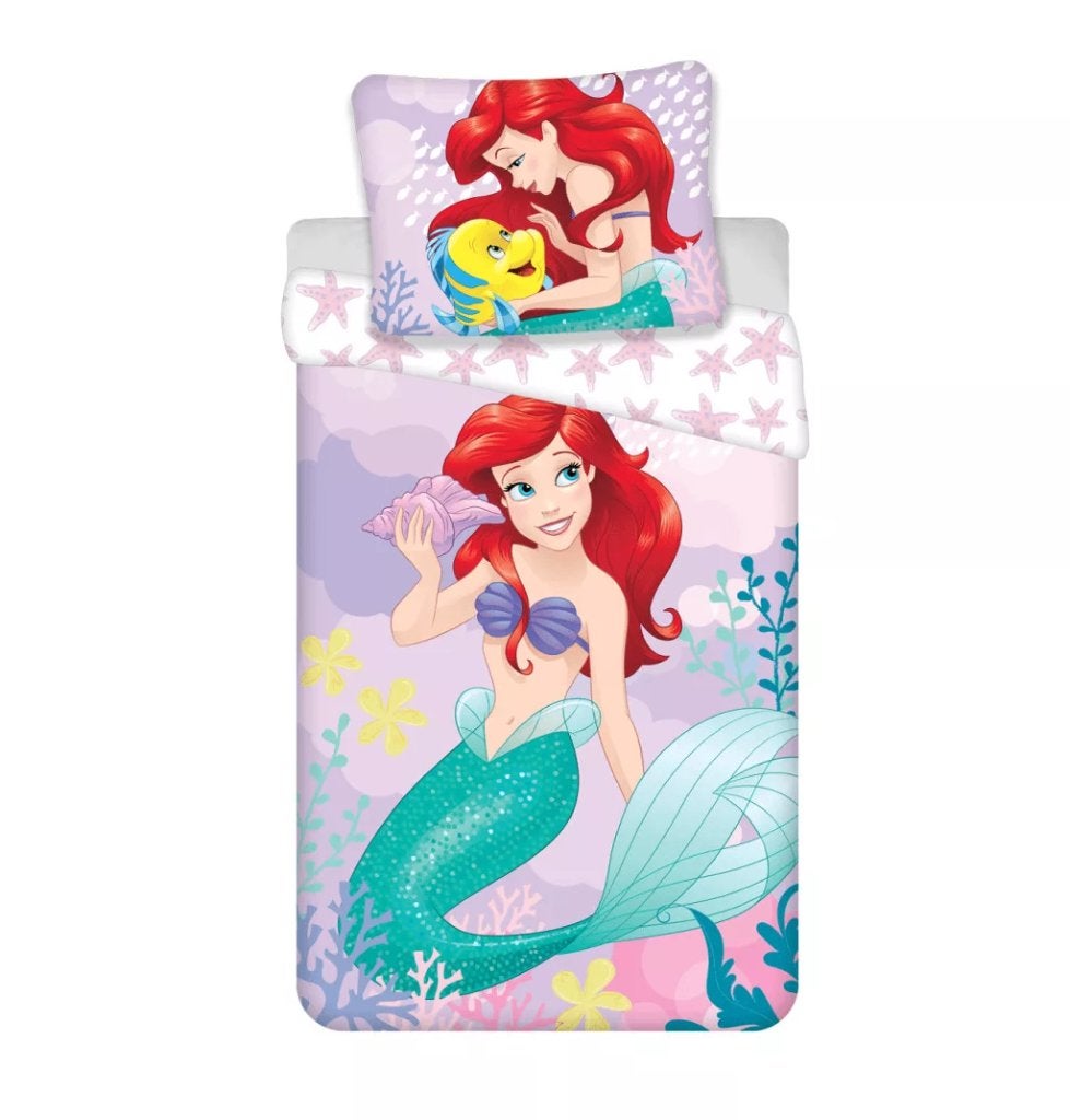 Disney Ariel Dekbedovertrek (140x200 cm) - GRATIS VERZENDING, Overige merken, Jongetje of Meisje, Dekbedovertrek, Nieuw