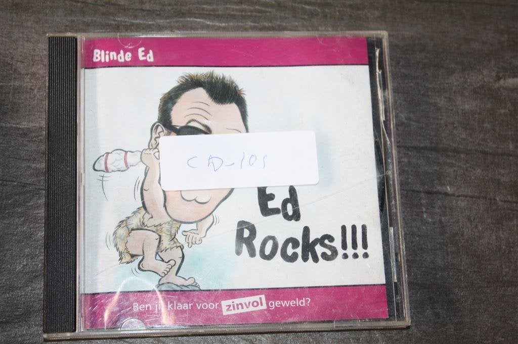 Blinde Ed – Ed Rocks [cd] – Zwarte Cross-uitgave, Gebruikt, Ophalen of Verzenden, Speciale editie, Album