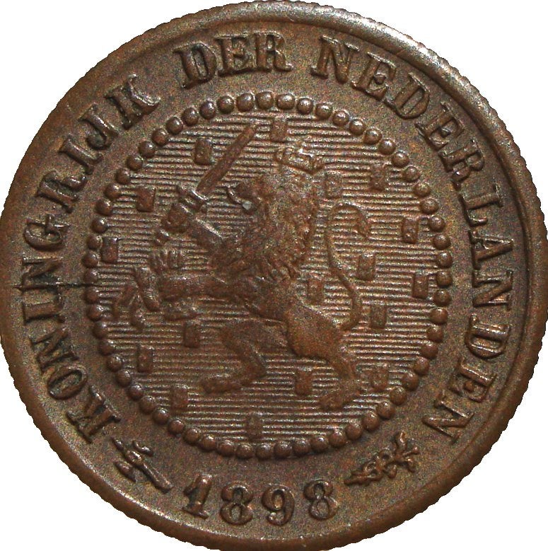 Nederland 0,5 cent 1898 (UNC), Postzegels en Munten, Munten | Nederland, Ophalen of Verzenden, Koningin Wilhelmina, Overige waardes