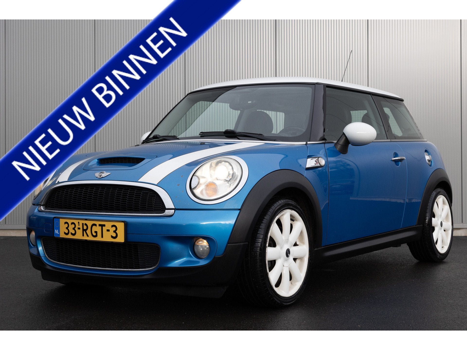 MINI 1.6 cooper s PANO | CRUISE | STOELV | CLIMATE, Voorwielaandrijving, Gebruikt, Zwart, 4 cilinders