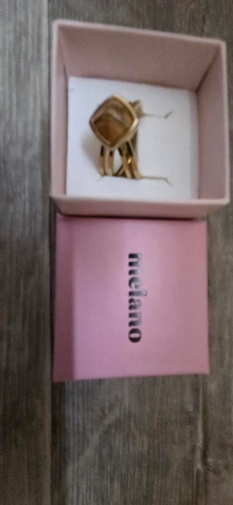 Zgan melano ring, Ophalen of Verzenden, Zo goed als nieuw, 17 tot 18, Dame