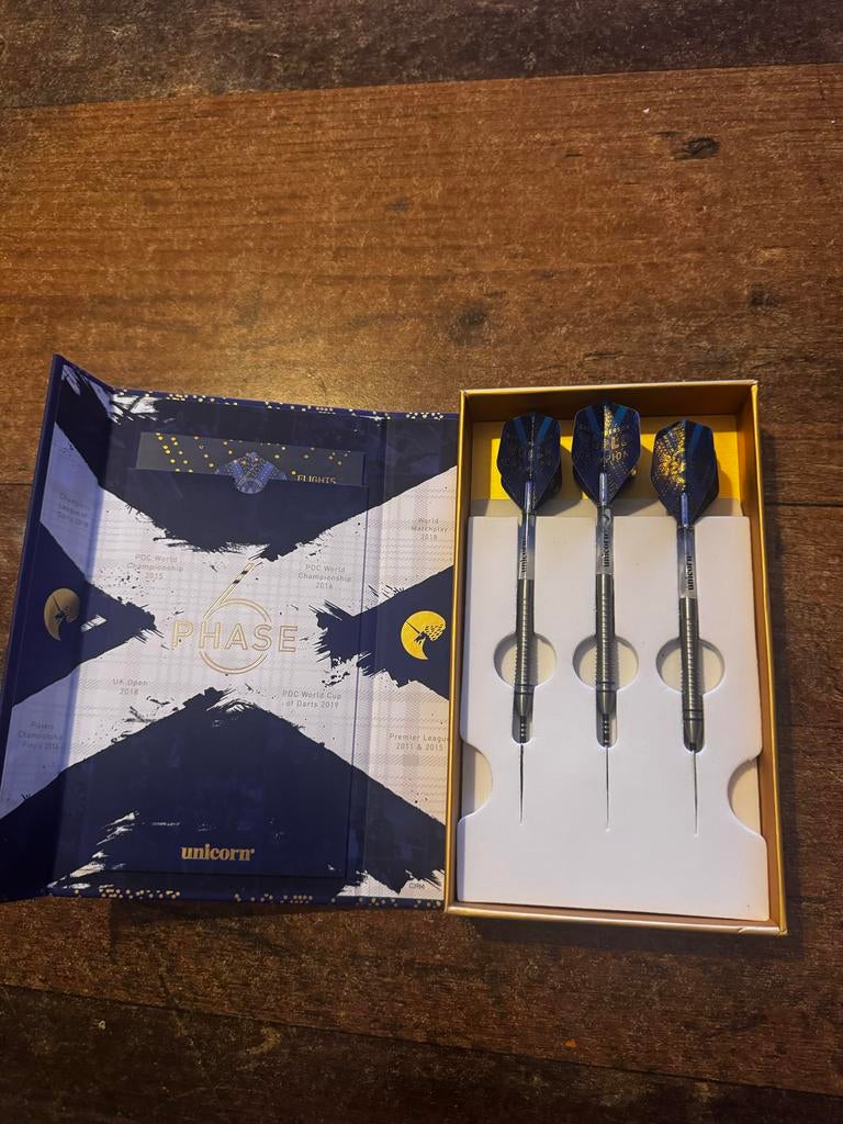 Unicorn Gary Anderson Phase 6 Darts, Ophalen of Verzenden, Zo goed als nieuw, Pijlen