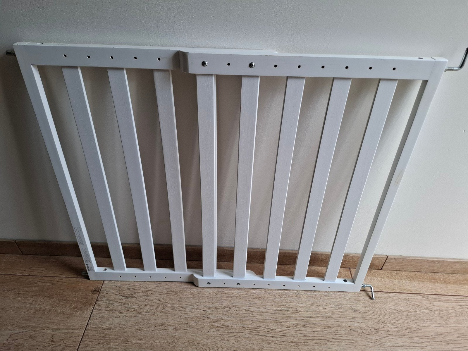 Noma Veiligheidshekje - Wit, Uitschuifbaar, Kinderen en Baby's, Traphekjes, Ophalen, Gebruikt, Overige typen, Hout