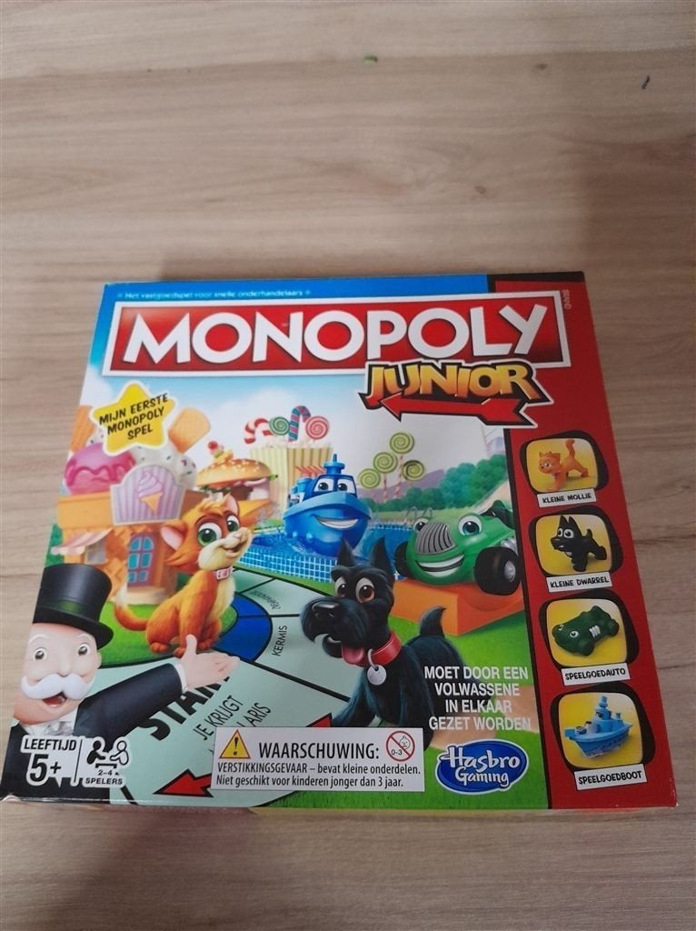 monopoly junior met hondje en katje - s5001