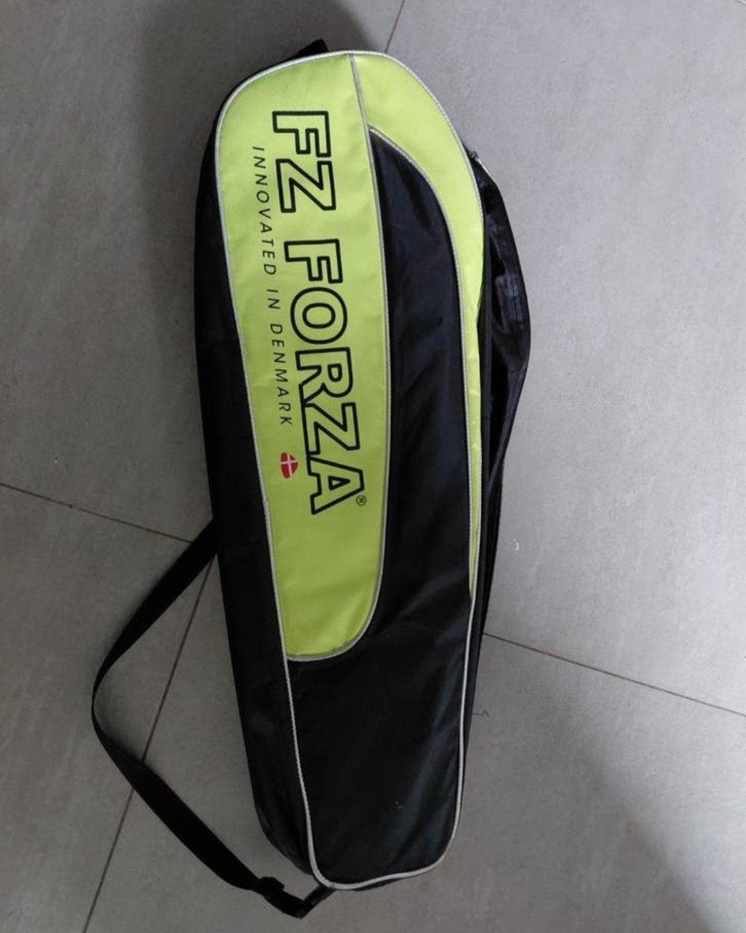 Badminton tas, Ophalen, Tas