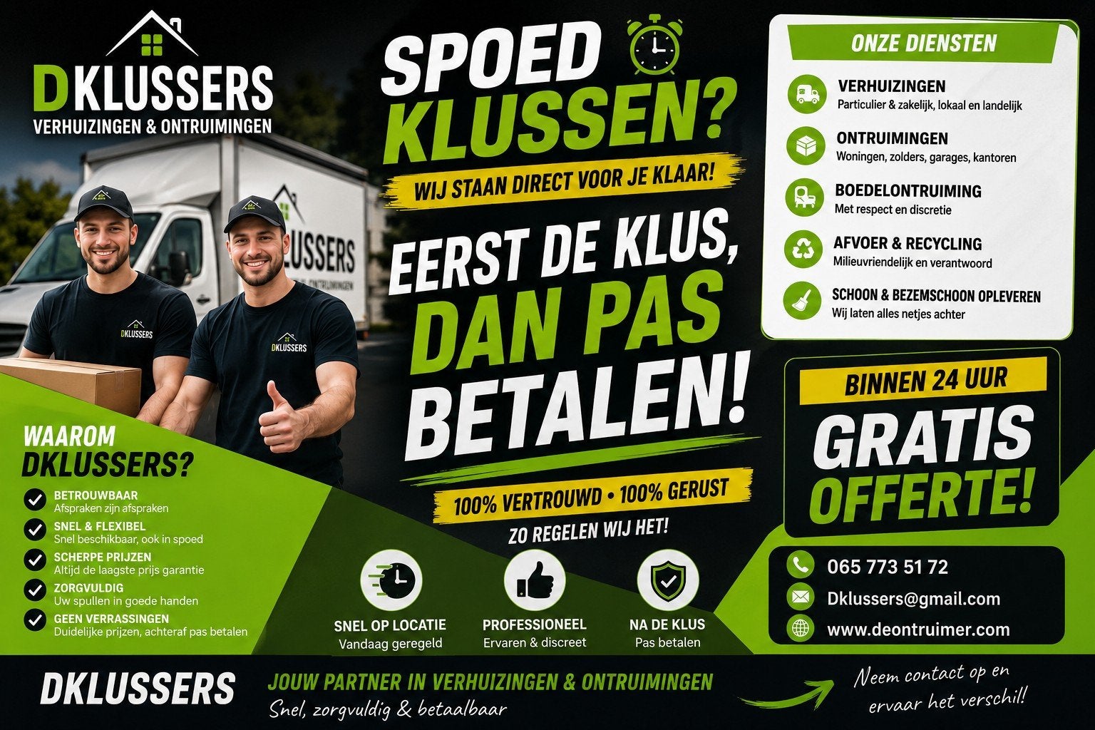 !Dklussers goedkoopste van zuid limburg!, Vacatures, Overige niveaus, Vanaf 10 jaar, Overige vormen