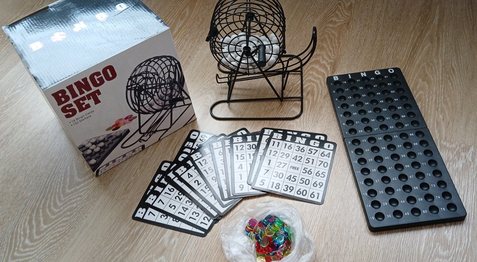 Bingo set spel zgan, Ophalen, Zo goed als nieuw