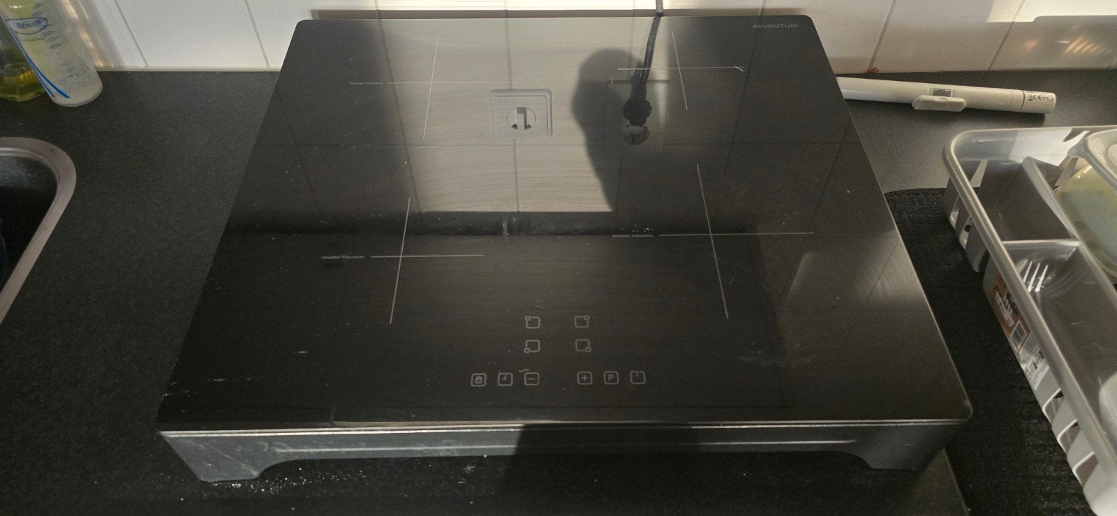 Inventum VKI6010ZWA Inductiekookplaat - Zo goed als nieuw, Zo goed als nieuw, Inductie, Vrijstaand, 4 kookzones
