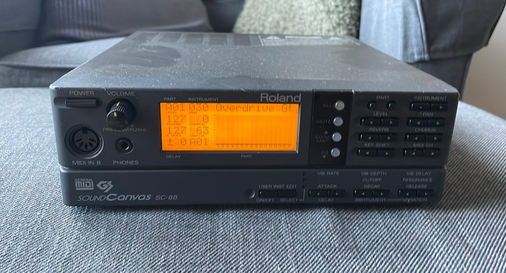 roland sc-88 soundcanvas, Ophalen of Verzenden, Gebruikt, Roland