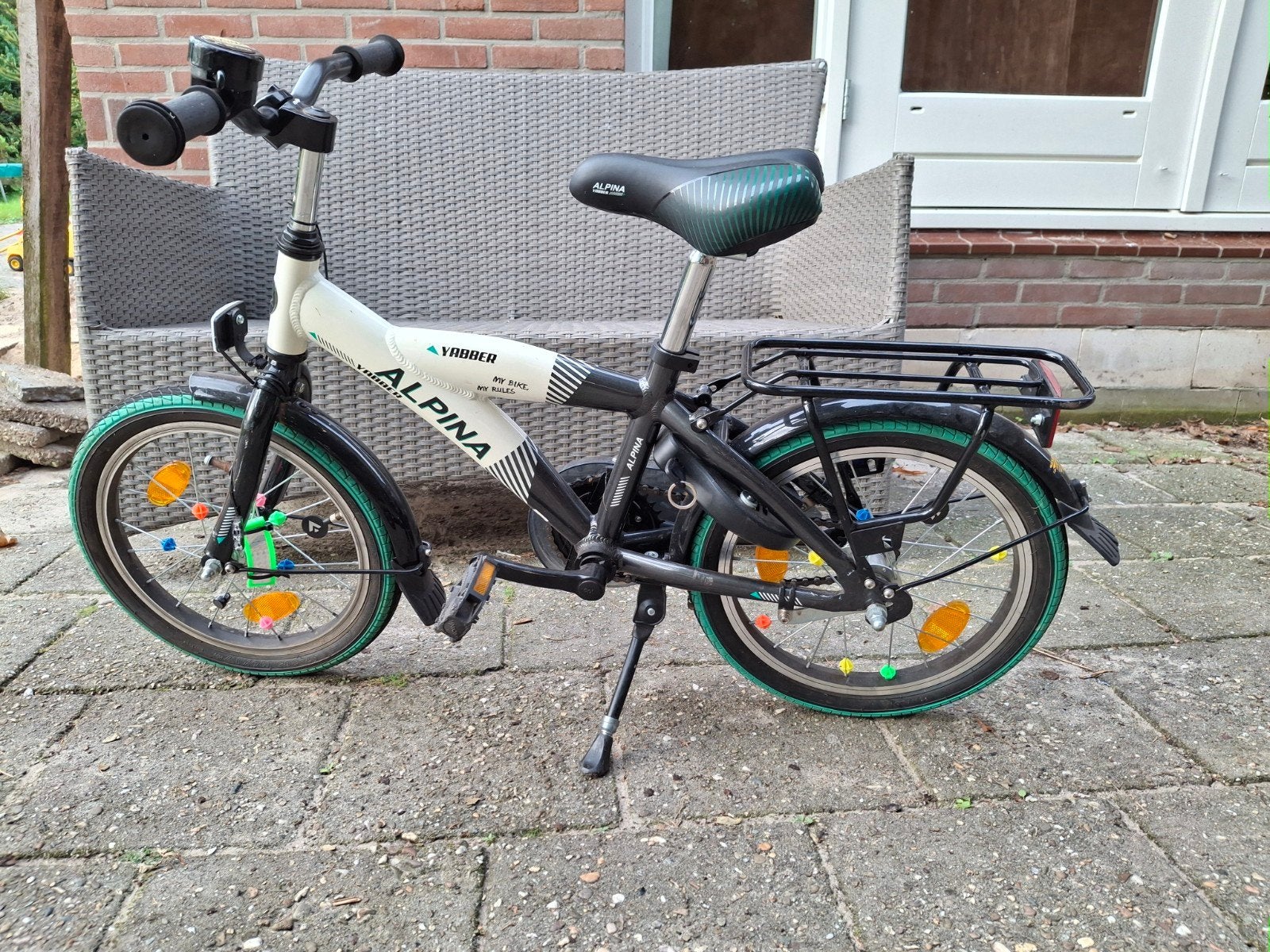 Jongensfiets Alpina Yabber 16 inch, Ophalen, Zo goed als nieuw, 16 tot 20 inch, Alpina  yabber