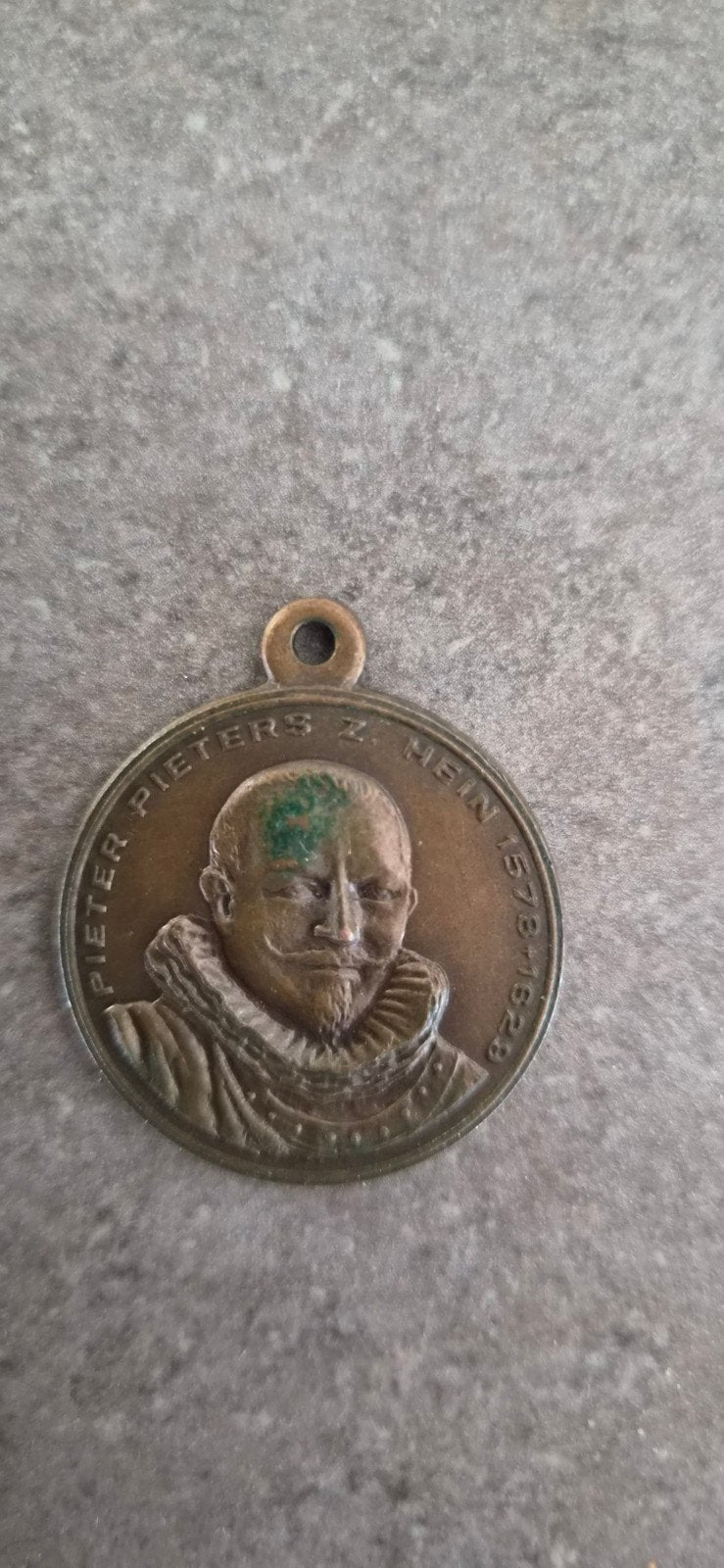 Mooie Bronzen Herdenkingspenning - Piet Hein & Koninklijk Ja, Ophalen of Verzenden, Brons, Nederland