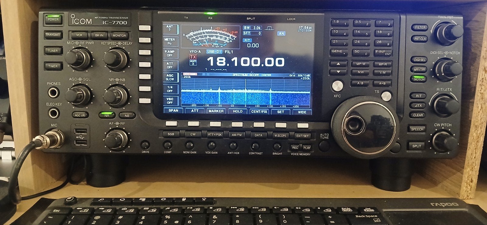 Icom IC-7700 All-mode Transceiver (2011) - 200W, Telecommunicatie, Zenders en Ontvangers, Ophalen, Gebruikt