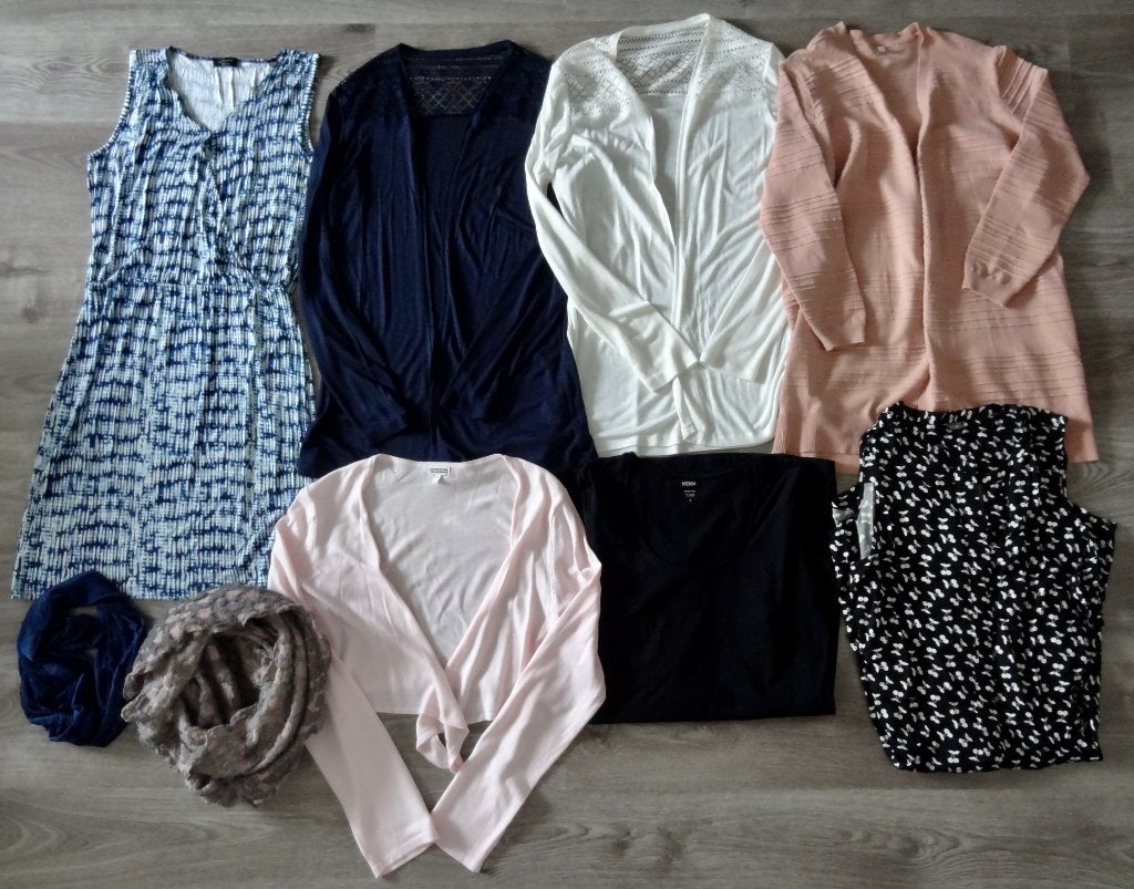 Pakket dames kleding maat L 40/42:, Ophalen of Verzenden, Gedragen, Maat 42/44 (L)