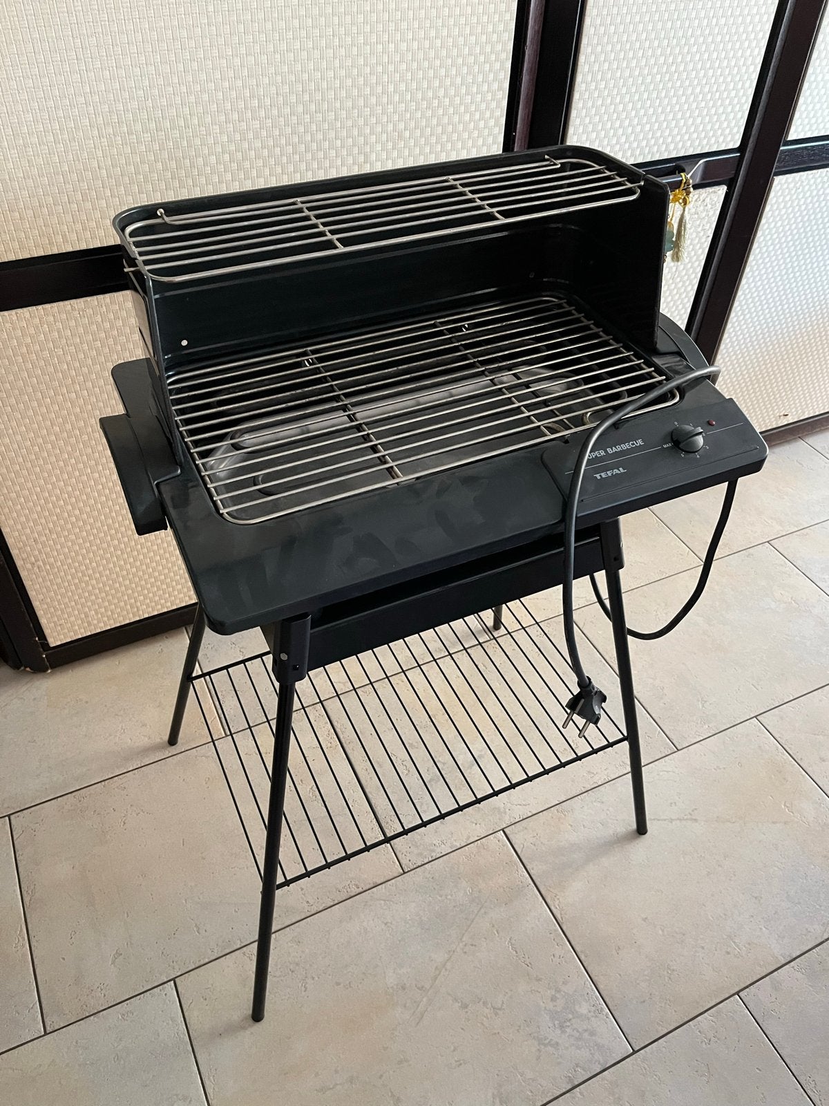 Tefal Super Barbecue Elektrische BBQ met standaard, Ophalen, Gebruikt