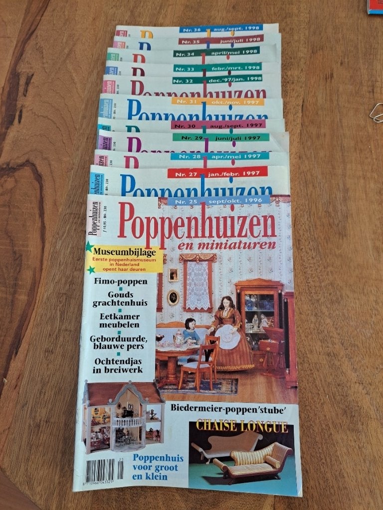 Poppenhuis en miniaturen tijdschriften, Ophalen of Verzenden, Gebruikt, Overige typen