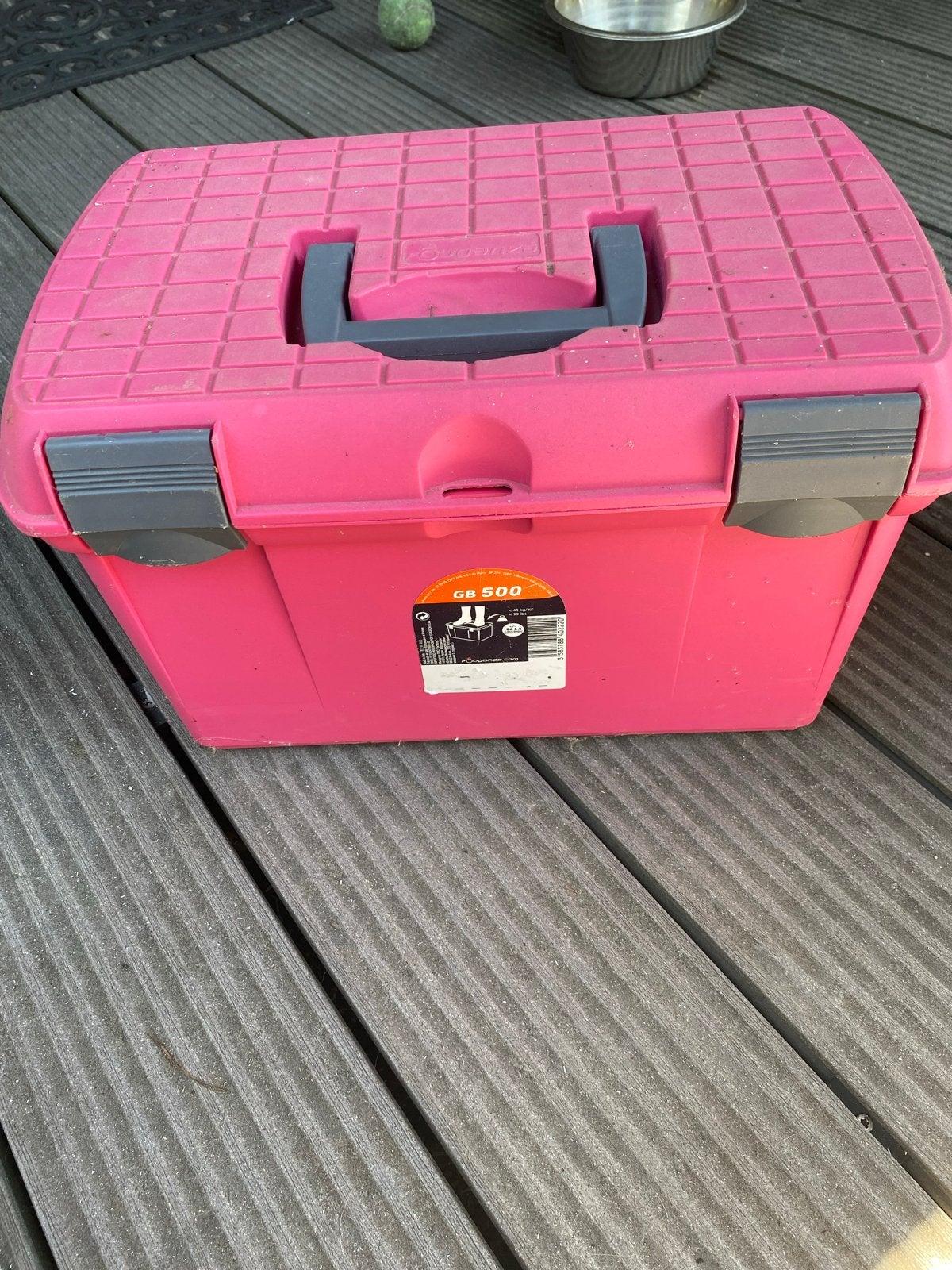 Roze poetskoffer met inhoud, Dieren en Toebehoren, Ophalen of Verzenden, Gebruikt