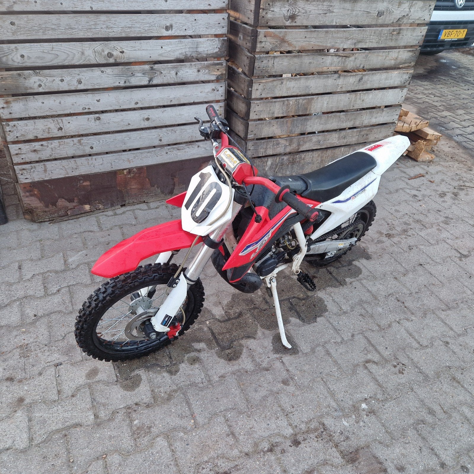 LEM 39cc crossmotor, Ophalen, Gebruikt, 49 cc, Overige merken