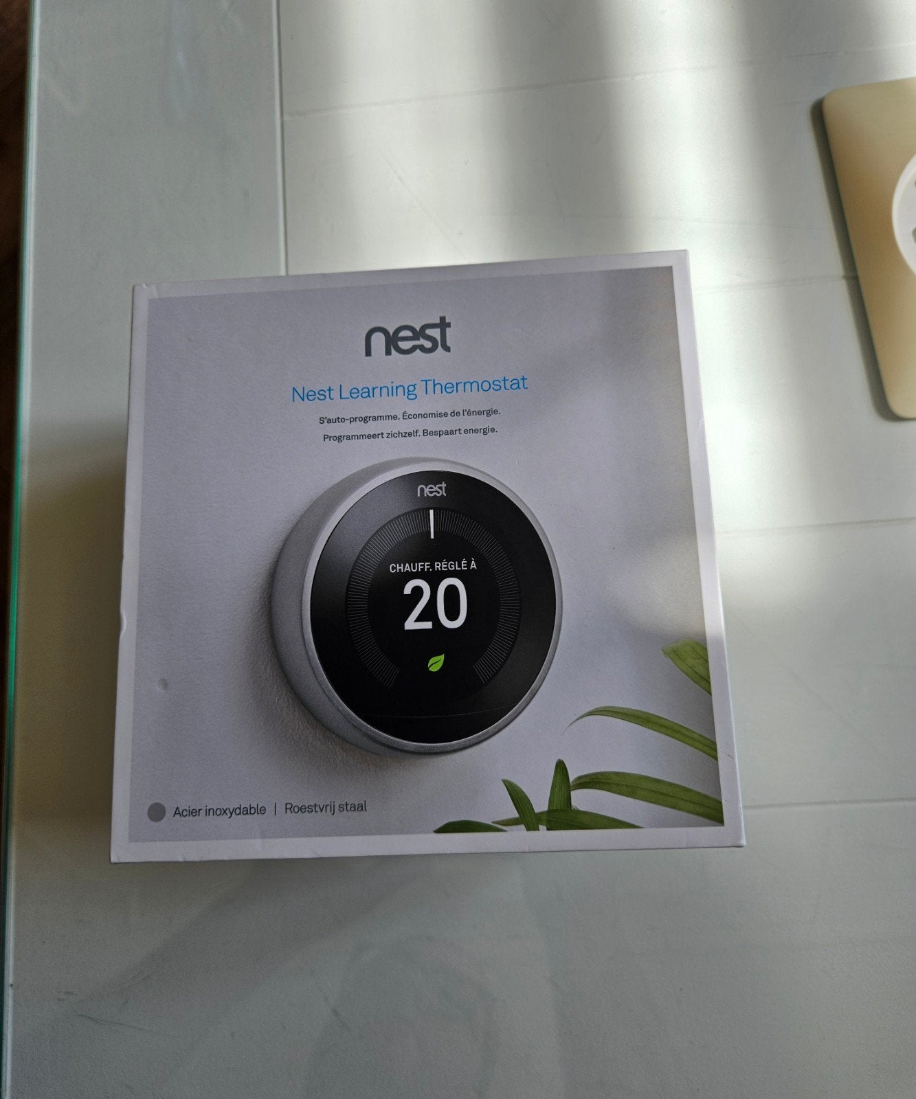 Nest Learning Thermostat - Slimme thermostaat, Doe-het-zelf en Verbouw, Ophalen of Verzenden, Slimme thermostaat, Zo goed als nieuw