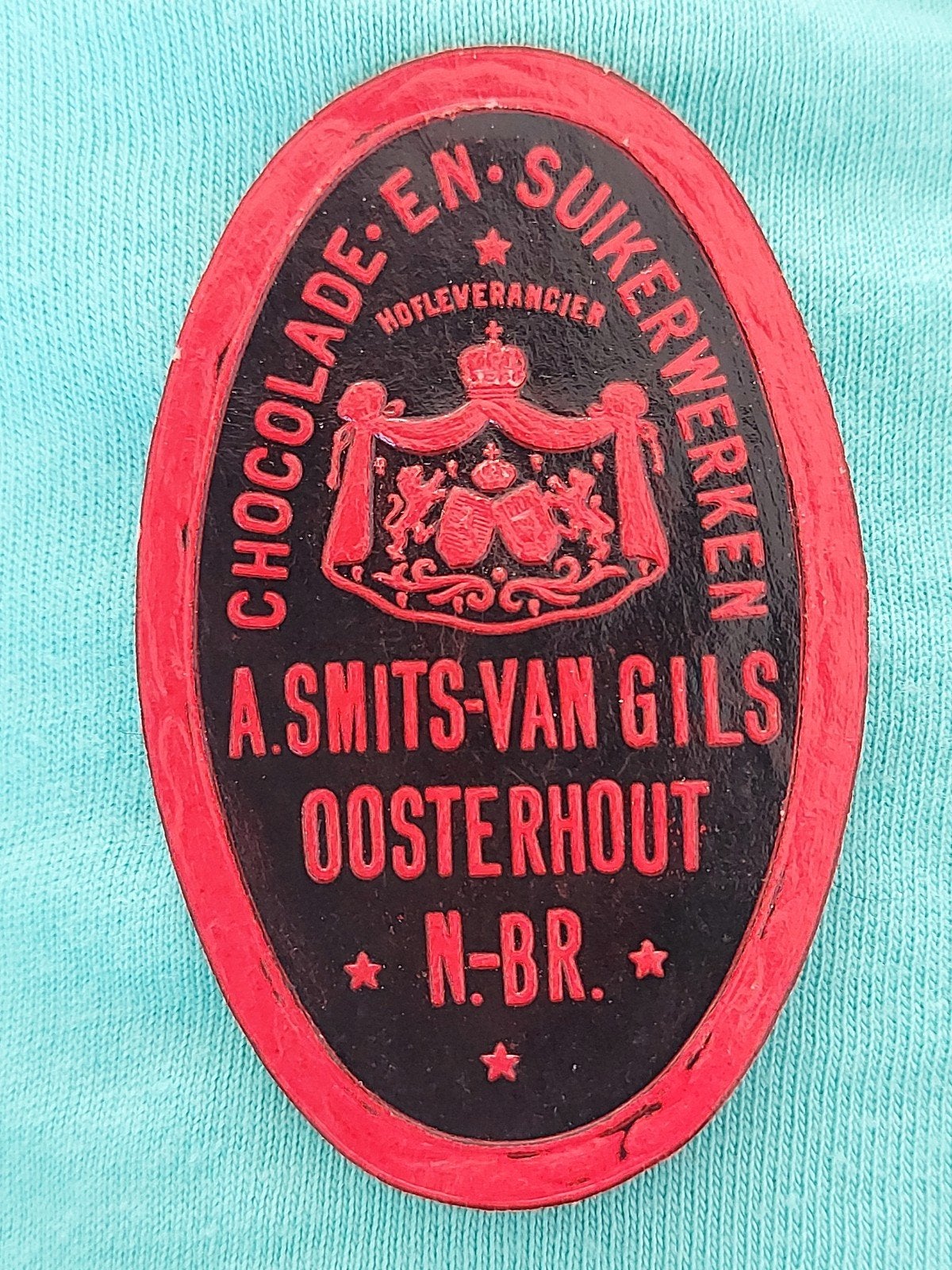 Sluitzegel A. Smits-v Gils Suikerwerken Chocolade Oosterhout, Verzamelen, Verzenden, Gebruikt, Overige typen