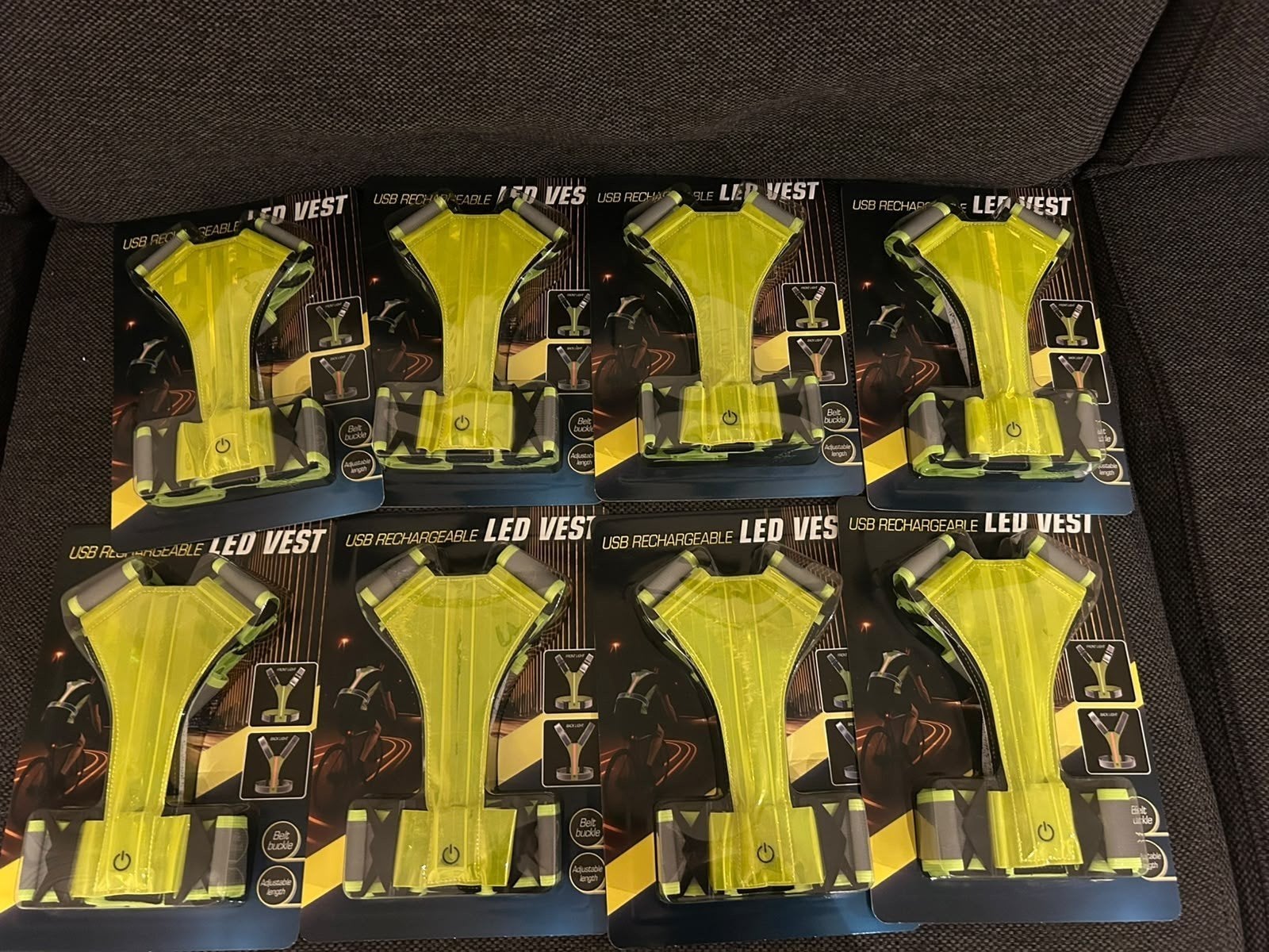 8 Nieuwe ledvesten voor hardlopen - hardloopvest, Ophalen of Verzenden, Nieuw