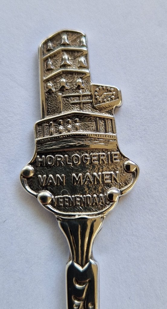 Lepeltje Veenendaal - Carillon Horlogerie Van Manen, Verzenden, Gebruikt, Metaal, Bestek