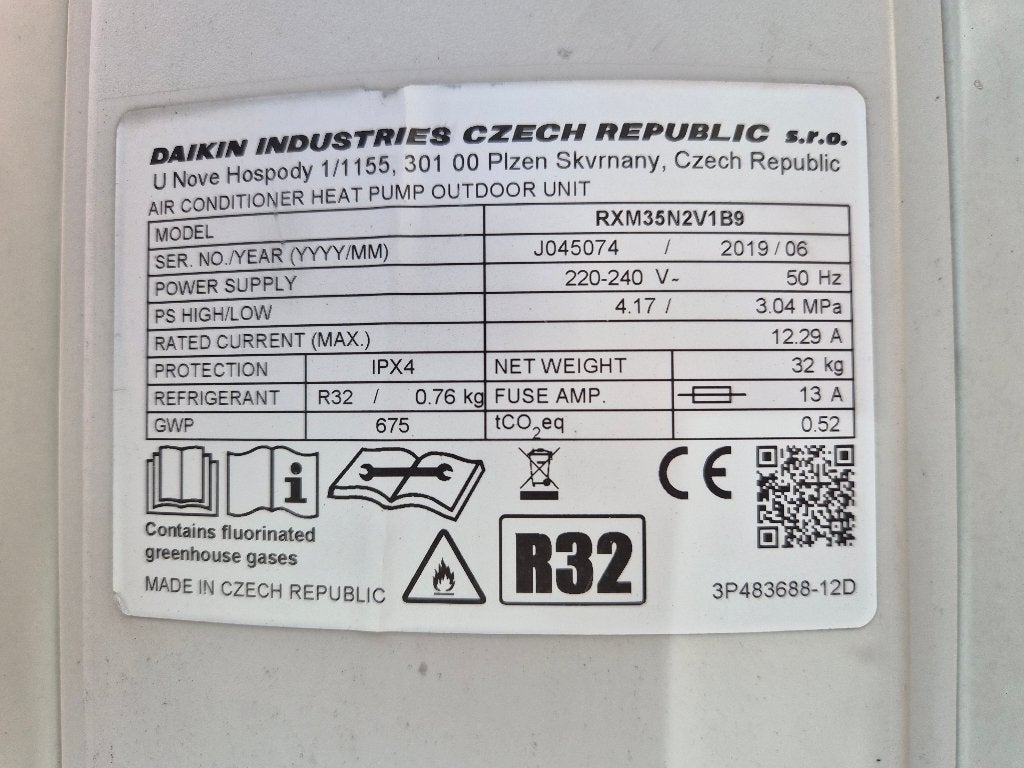 GEZOCHT Daikin RXM35N9 / RXM35N2V1B9 Airco buitenunit, Gebruikt, 3 snelheden of meer, Ophalen of Verzenden, Koelen en Ontvochtigen