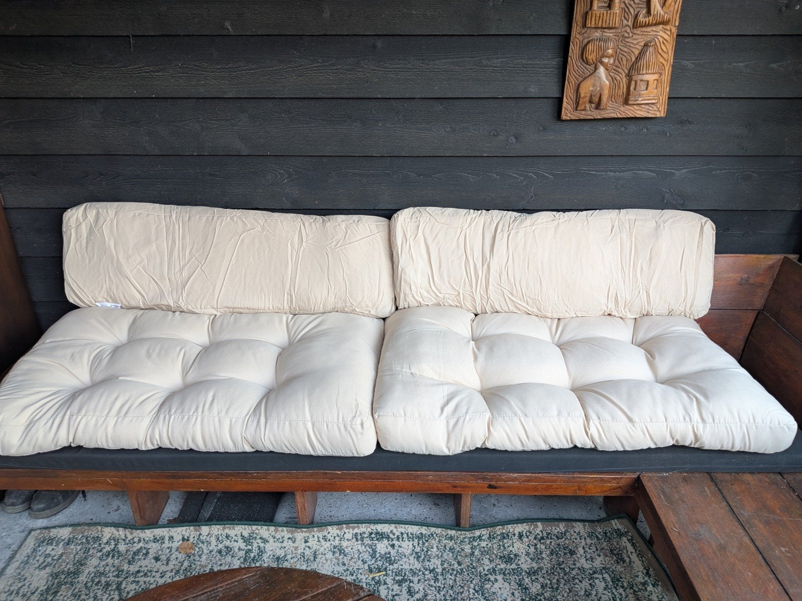 2 sets nieuwe loungeset kussens met opberghoes
Pallettuinset, Ophalen, Nieuw