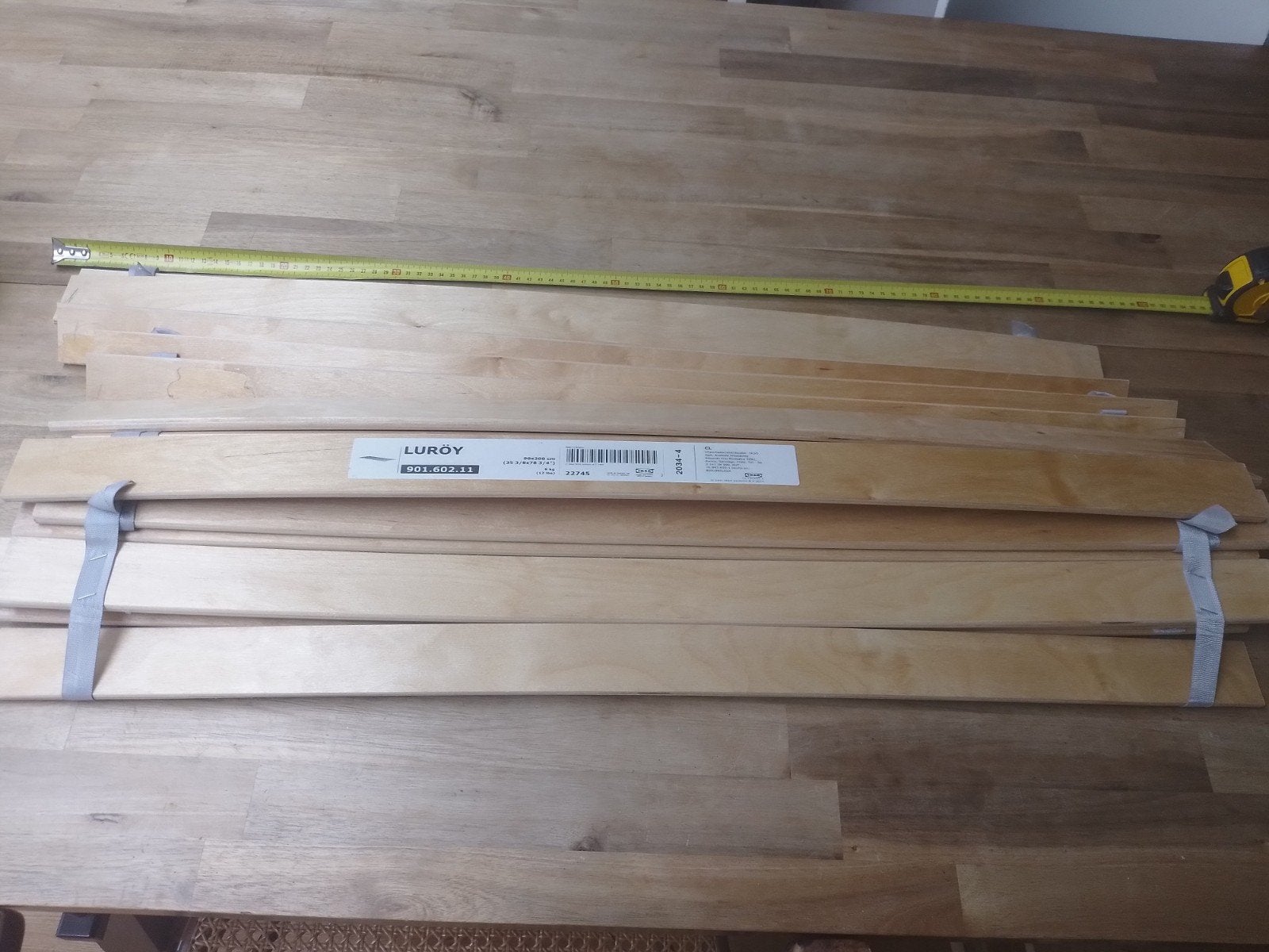 IKEA LURÖY Lattenbodem 90x200 cm, Ophalen, Gebruikt, 90 cm, 200 cm