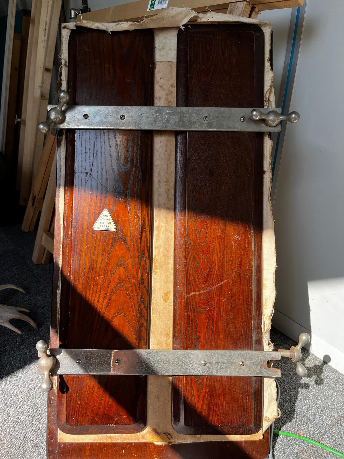 Antieke houten boekenpers, Antiek en Kunst, Antiek | Gereedschap en Instrumenten, Ophalen