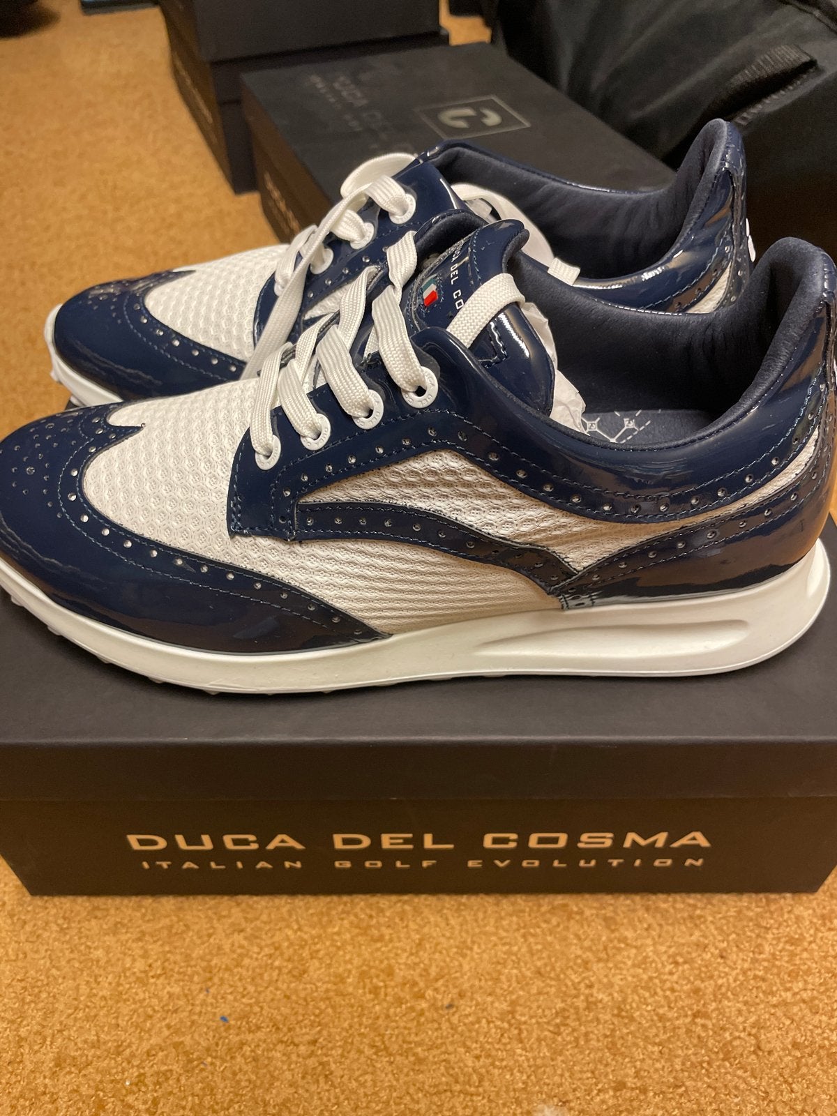 Duca del Cosma Serena golfschoenen dames maat 40, D, Blauw, Sportschoenen, Nieuw