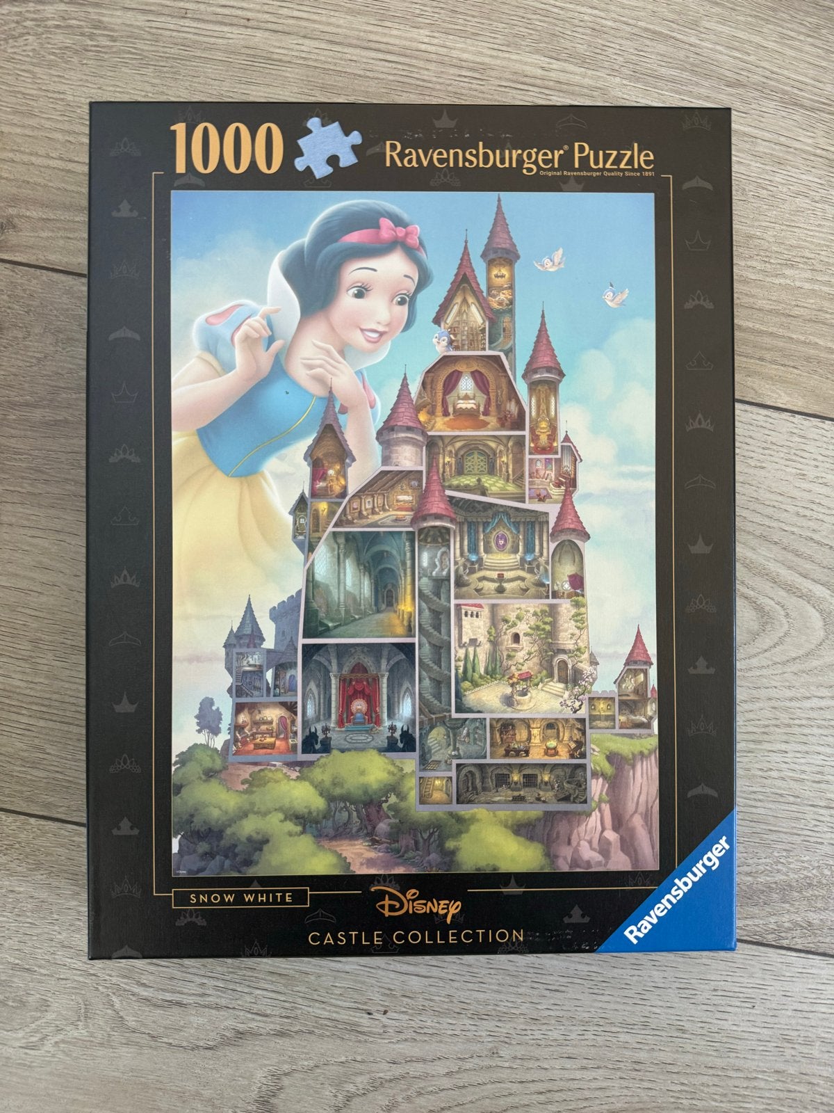 Ravensburger Disney Sneeuwwitje Kasteel Puzzel 1000 stukjes, Ophalen of Verzenden, 500 t/m 1500 stukjes, Gebruikt, Legpuzzel