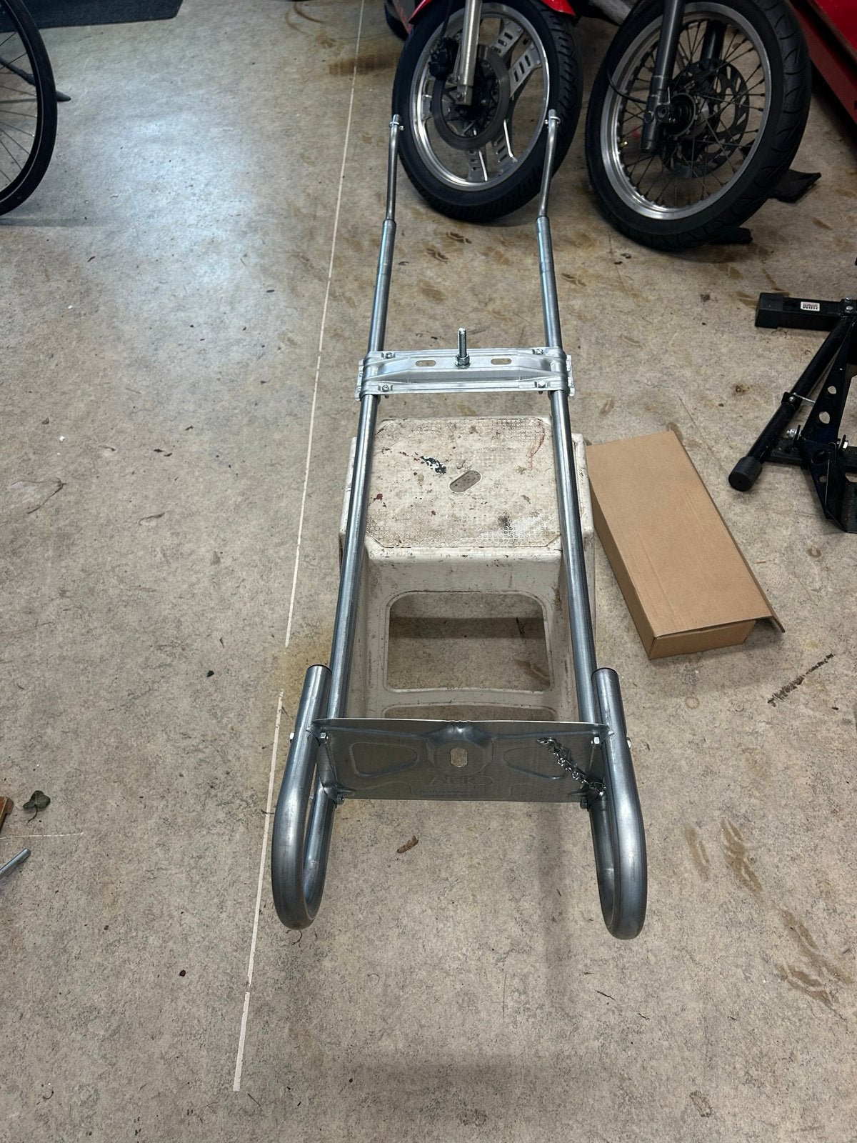 AL-KO Reservewielhouder voor aanhanger - type B 1250-1550, Ophalen, Nieuw