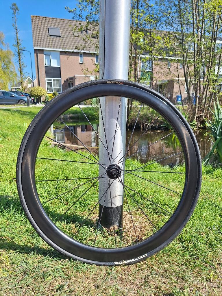 Giant propel voorwiel + Grandprix5000 band, Gebruikt, Carbon, Overige maten, Meer dan 20 versnellingen