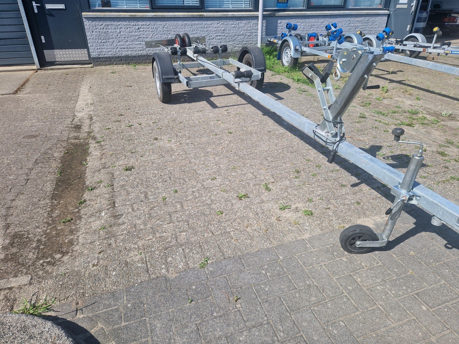 TTH trailer met een 750KG as direct beschikbaar  !!!, Watersport en Boten, Minder dan 1500 kg, Overige typen, Minder dan 6 meter