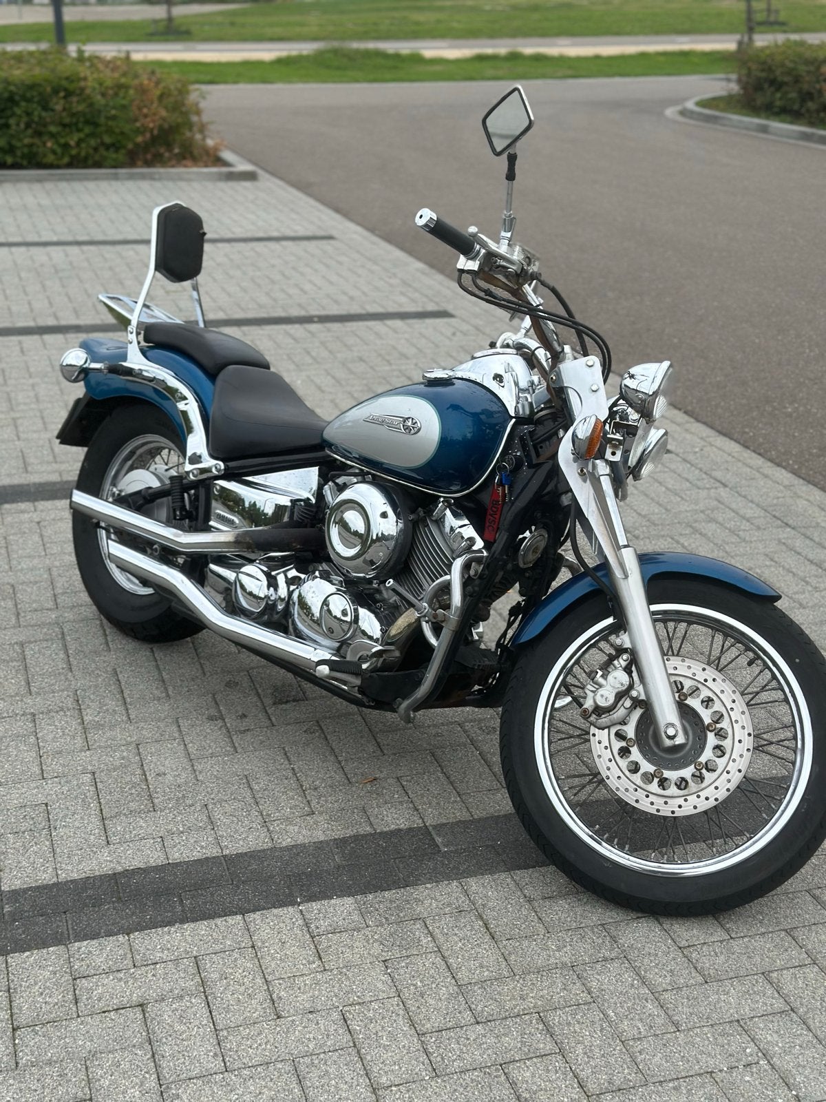 Yamaha Dragstar Custom XVS 650 25KW - Bouwjaar 2000, Motoren, Motoren | Yamaha, Cardan-aandrijving, 2 cilinders, Gebruikt, Particulier