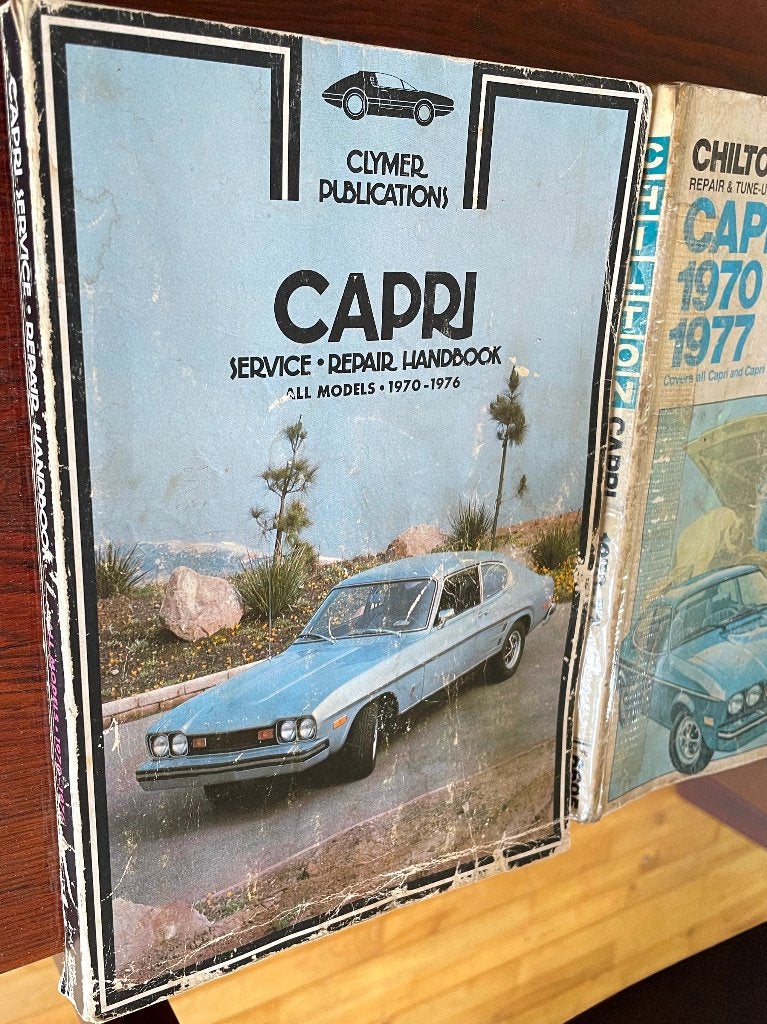 Ford Capri 70-76 USA 2.0-2.6-2.8 werkplaatshandleiding, Ophalen of Verzenden, Gelezen, Ford