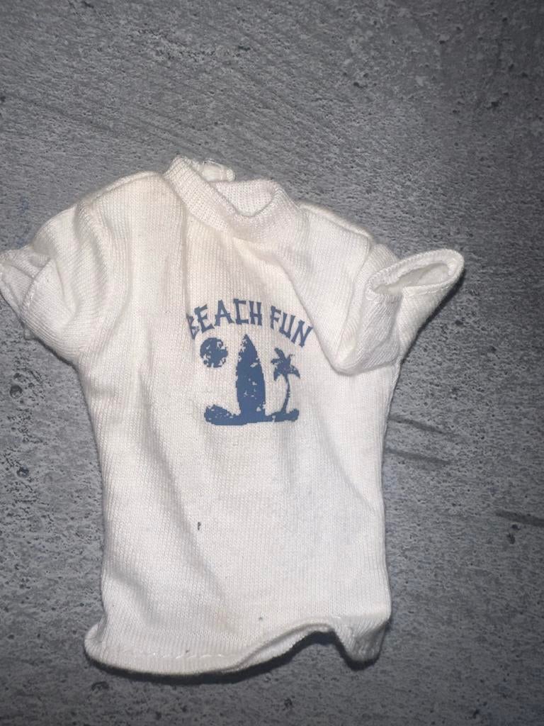 699 Vintage Barbie shirt "Beach Fun", Ophalen of Verzenden, Zo goed als nieuw