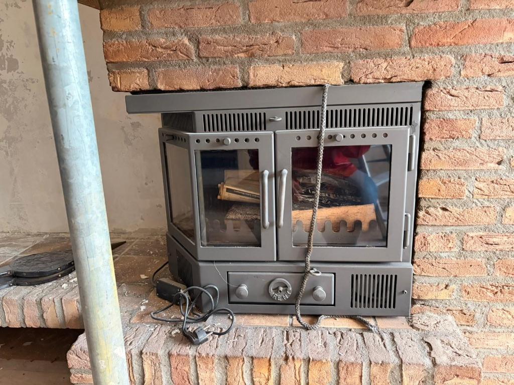 Reny Inbouw Houtkachel, Huis en Inrichting, Kachels, Ophalen, Gebruikt, Houtkachel, Inbouw