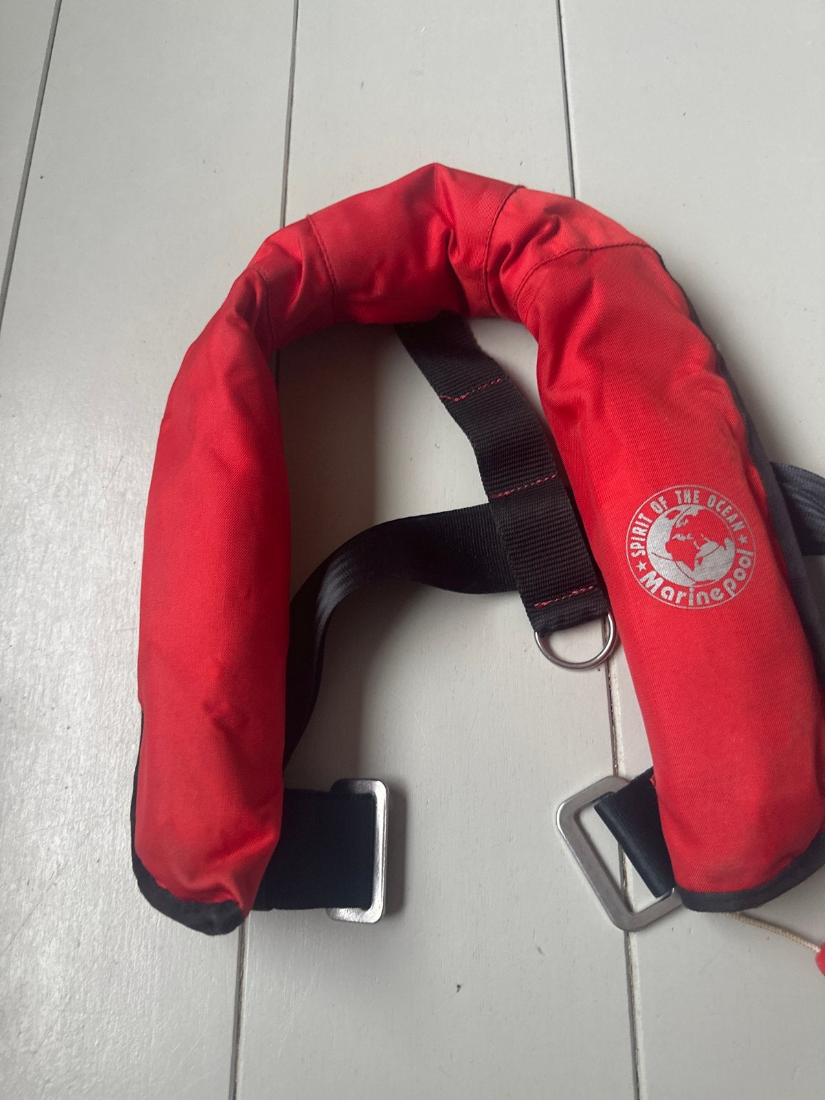 Rood reddingsvest, voor kind, Ophalen of Verzenden, Gebruikt, Overige typen
