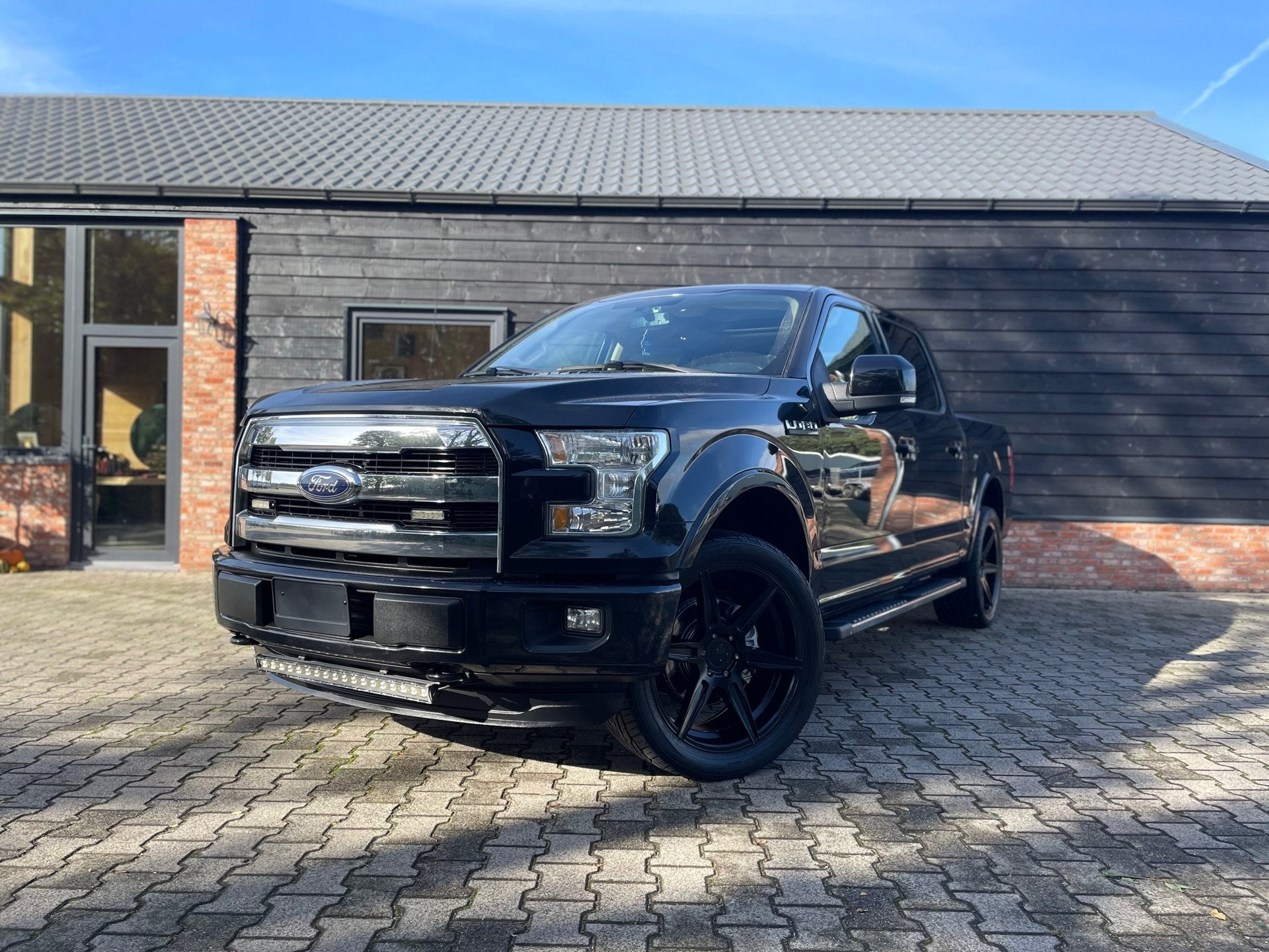 Ford USA F150 3.5 V6 Ecoboost SuperCrew - Pano - Marge - LPG, 2241 kg, Gebruikt, Beige, F-150